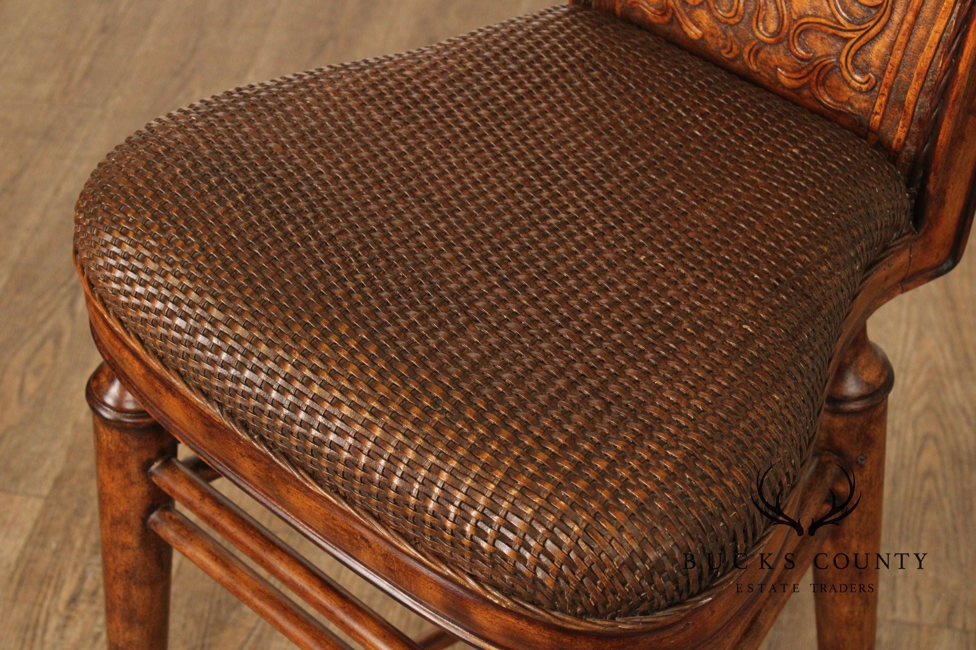 Thomasville Ernest Hemingway Slant Front Writing Desk and Chair