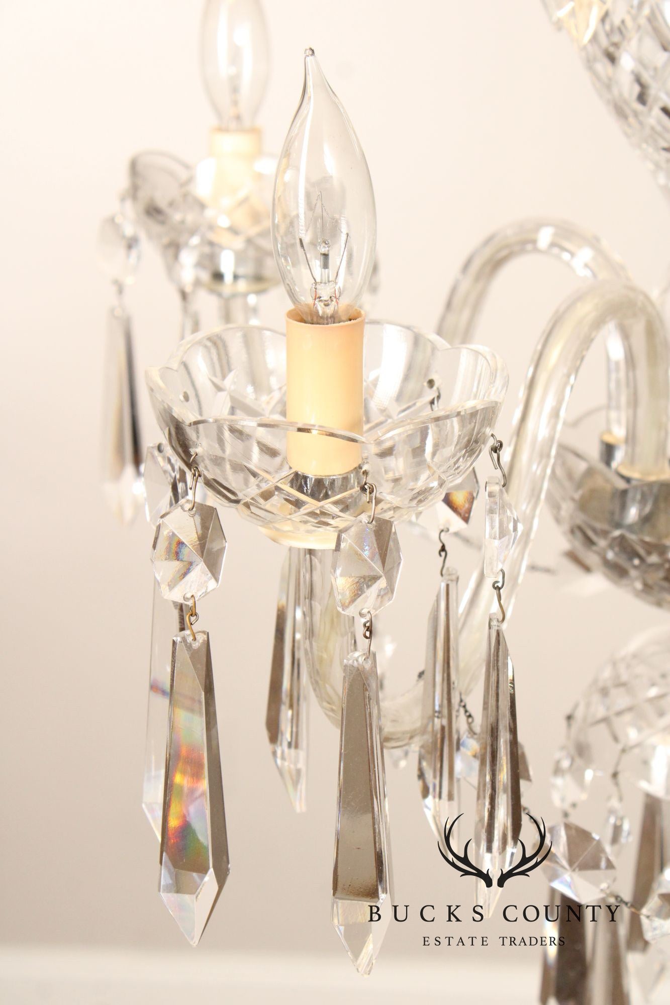 Waterford  Crystal Five Light Chandelier