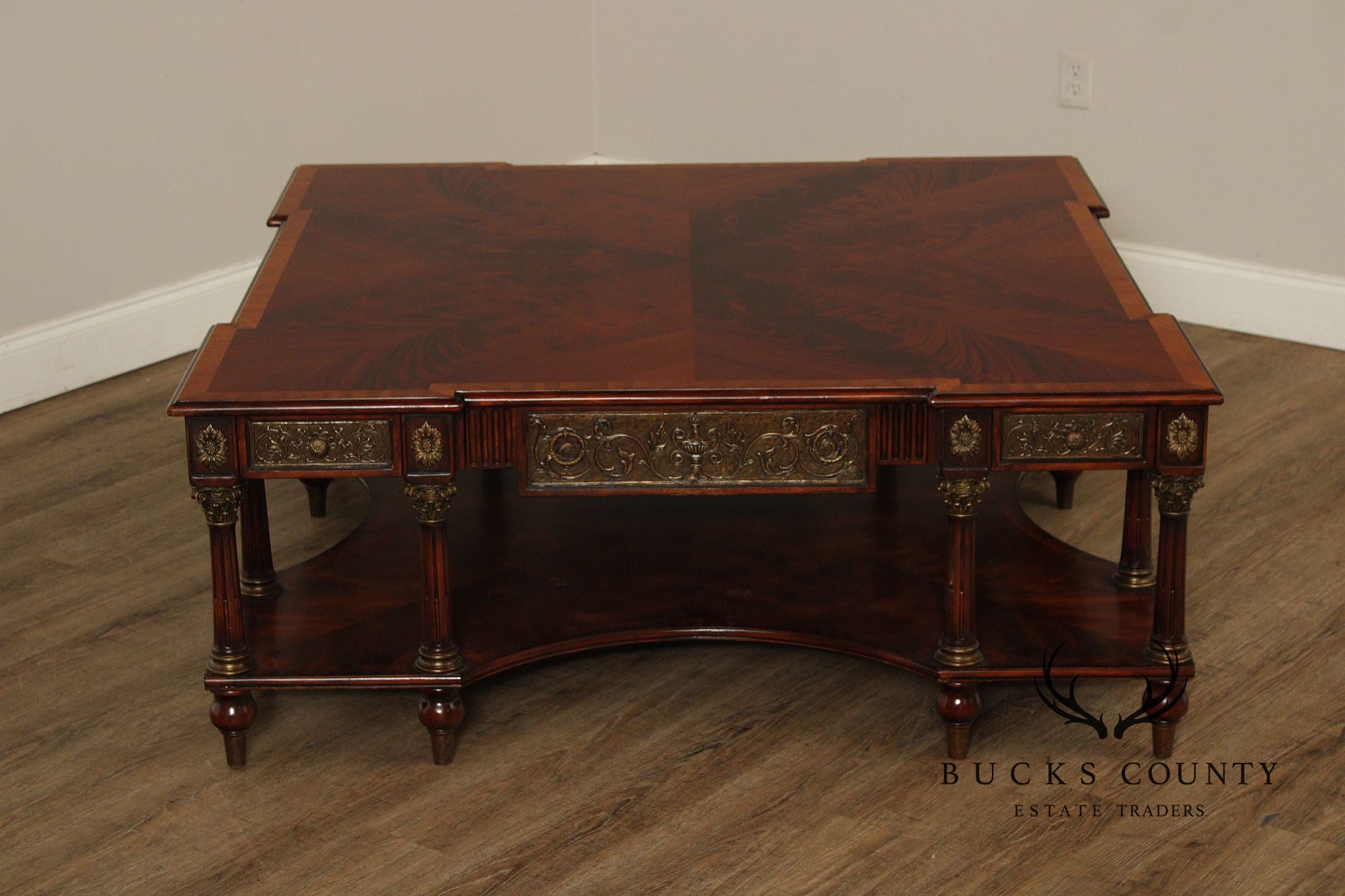 Theodore Alexander 'Classical Gathering' Mahogany Coffee Table