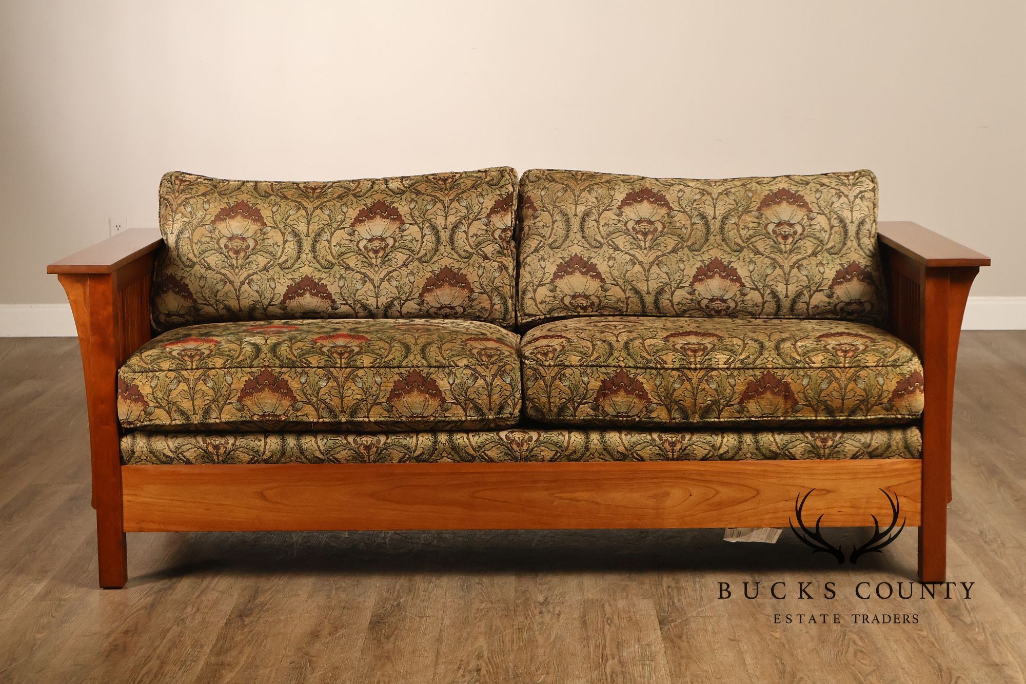 Stickley Mission Collection 'Fayetteville' Cherry Frame Sofa