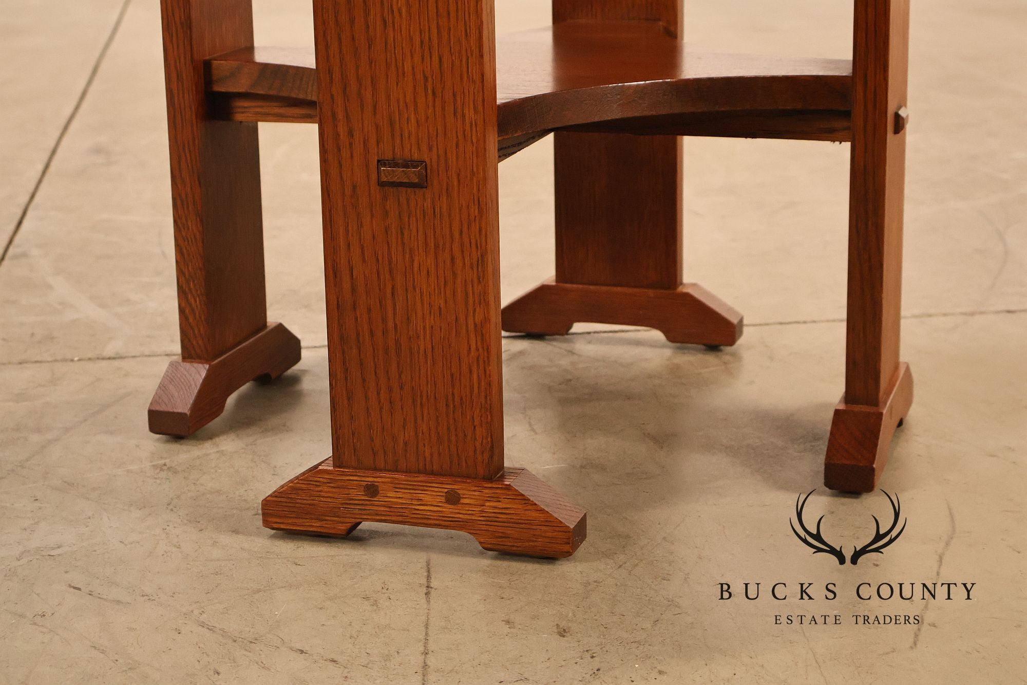 Stickley Mission Collection Oak Octagonal Table