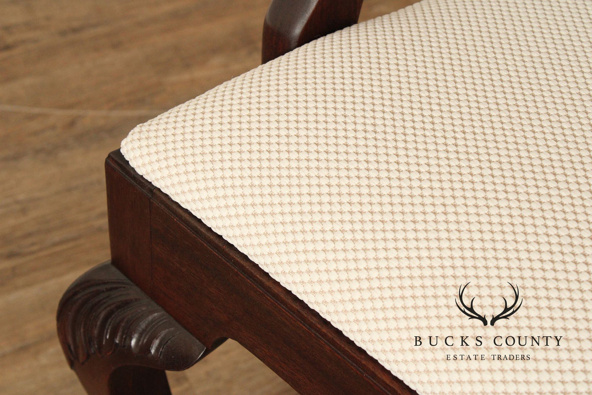 Chippendale Style Set of Eight M ahogany Dining Chairs