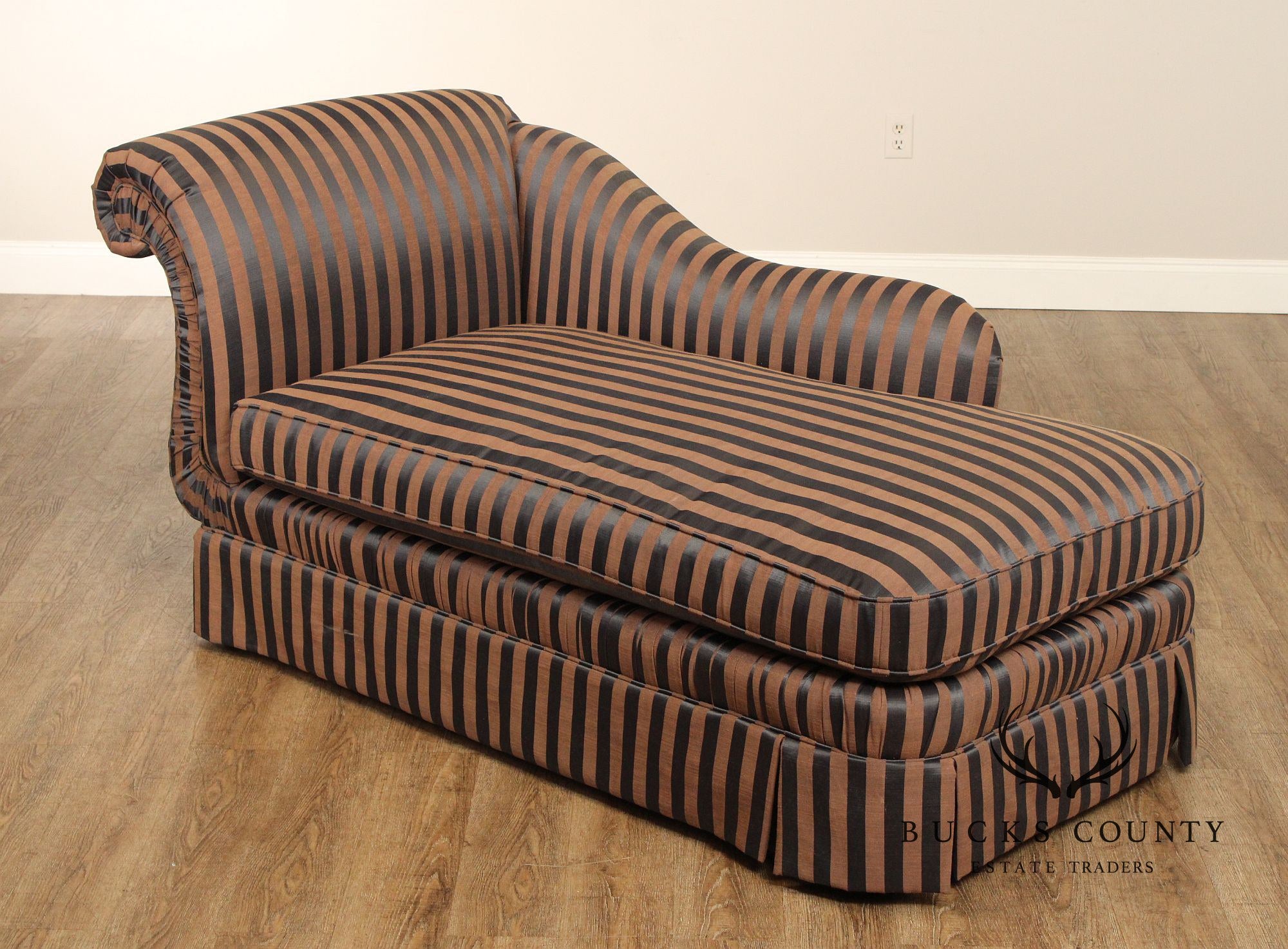 Century Furniture  Custom Upholstered Chaise Lounge