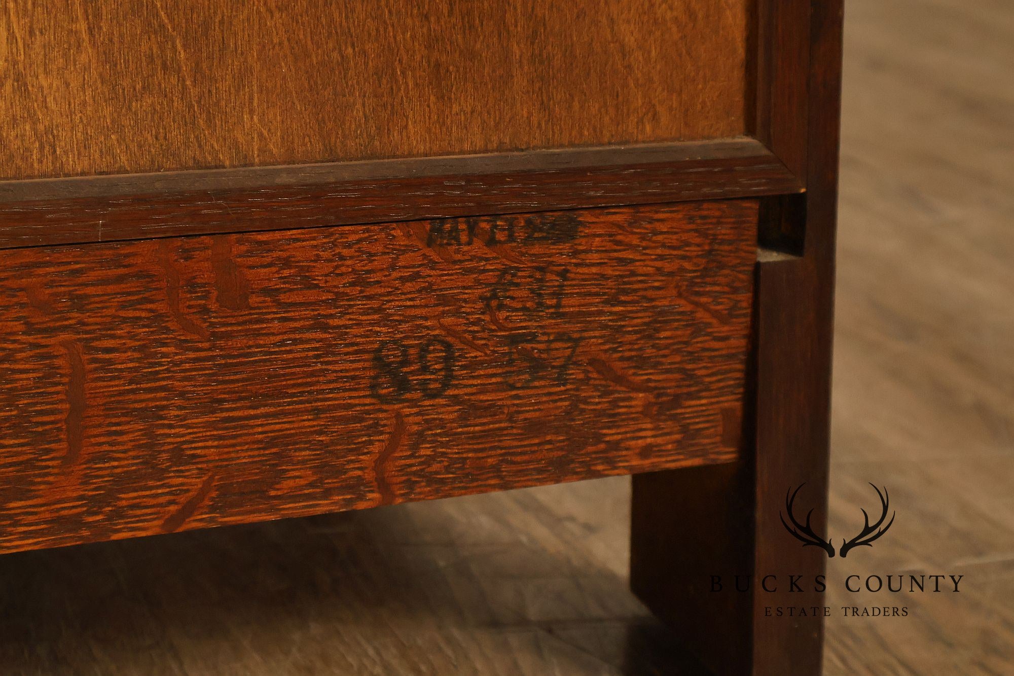 Stickley Mission Collection Oak Open Bookcase Shelf Cabinet