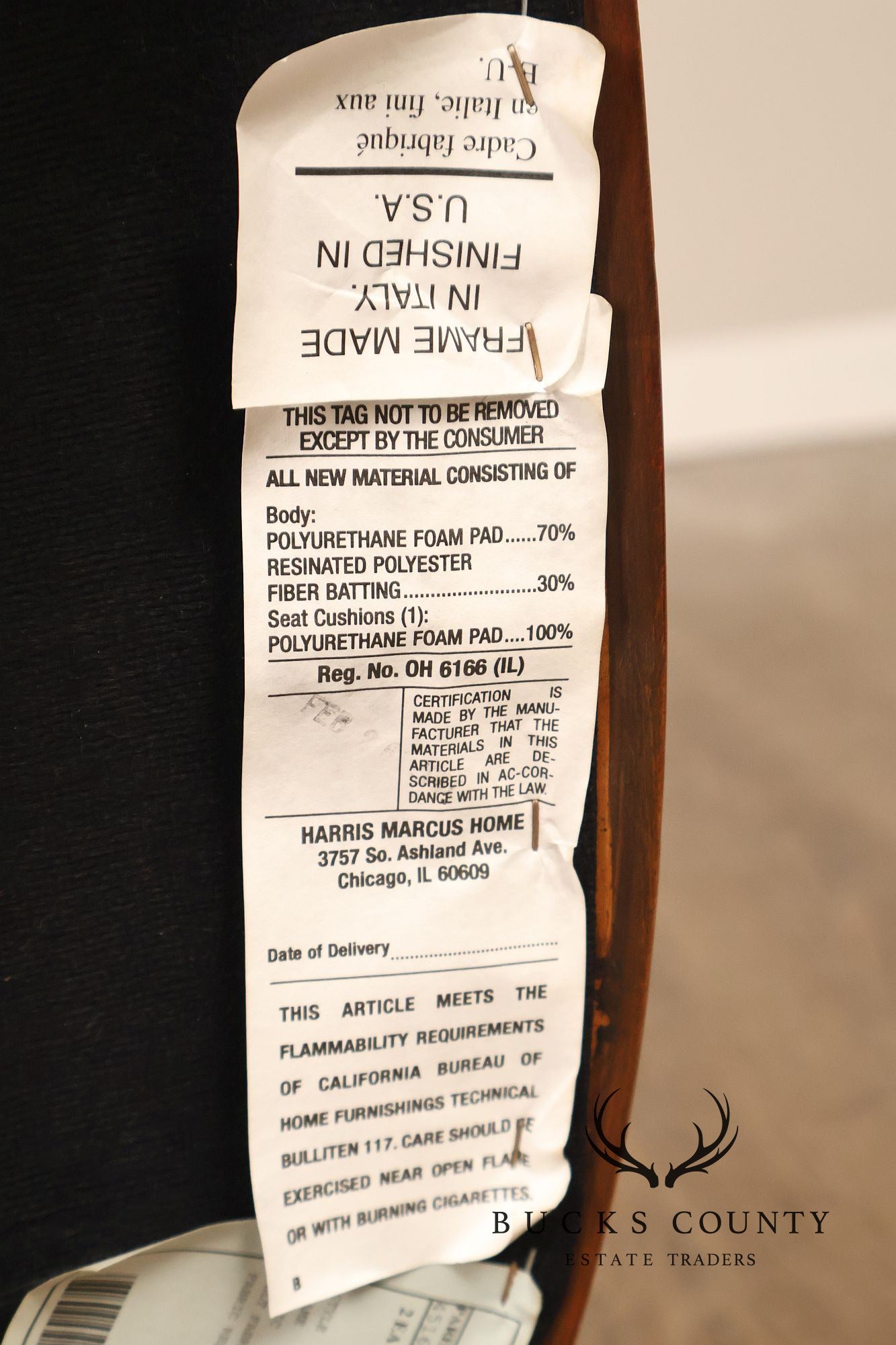 Harris Marcus French Louis XVI Style Pair of Bergere Armchairs