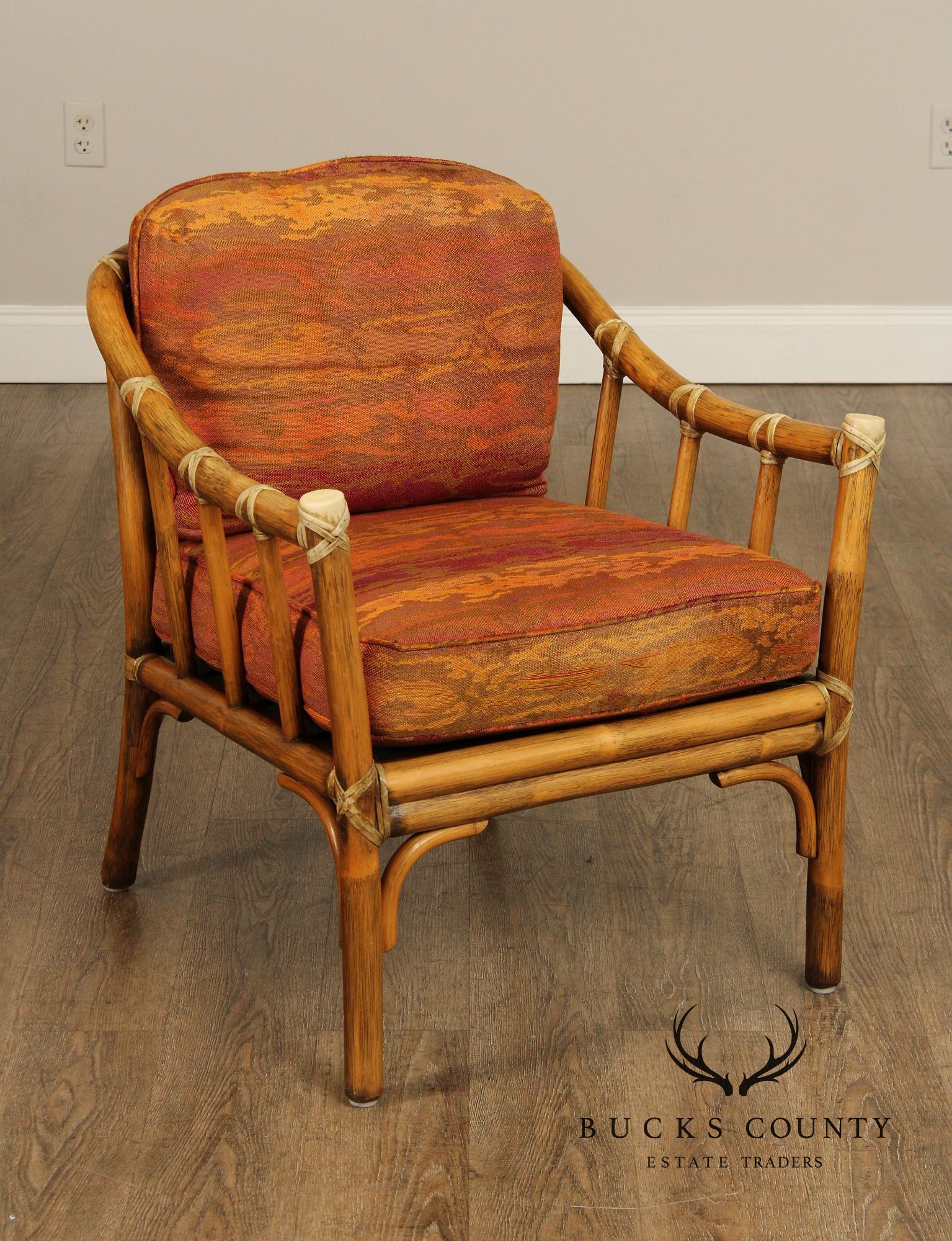 McGuire Vintage Bamboo Armchair