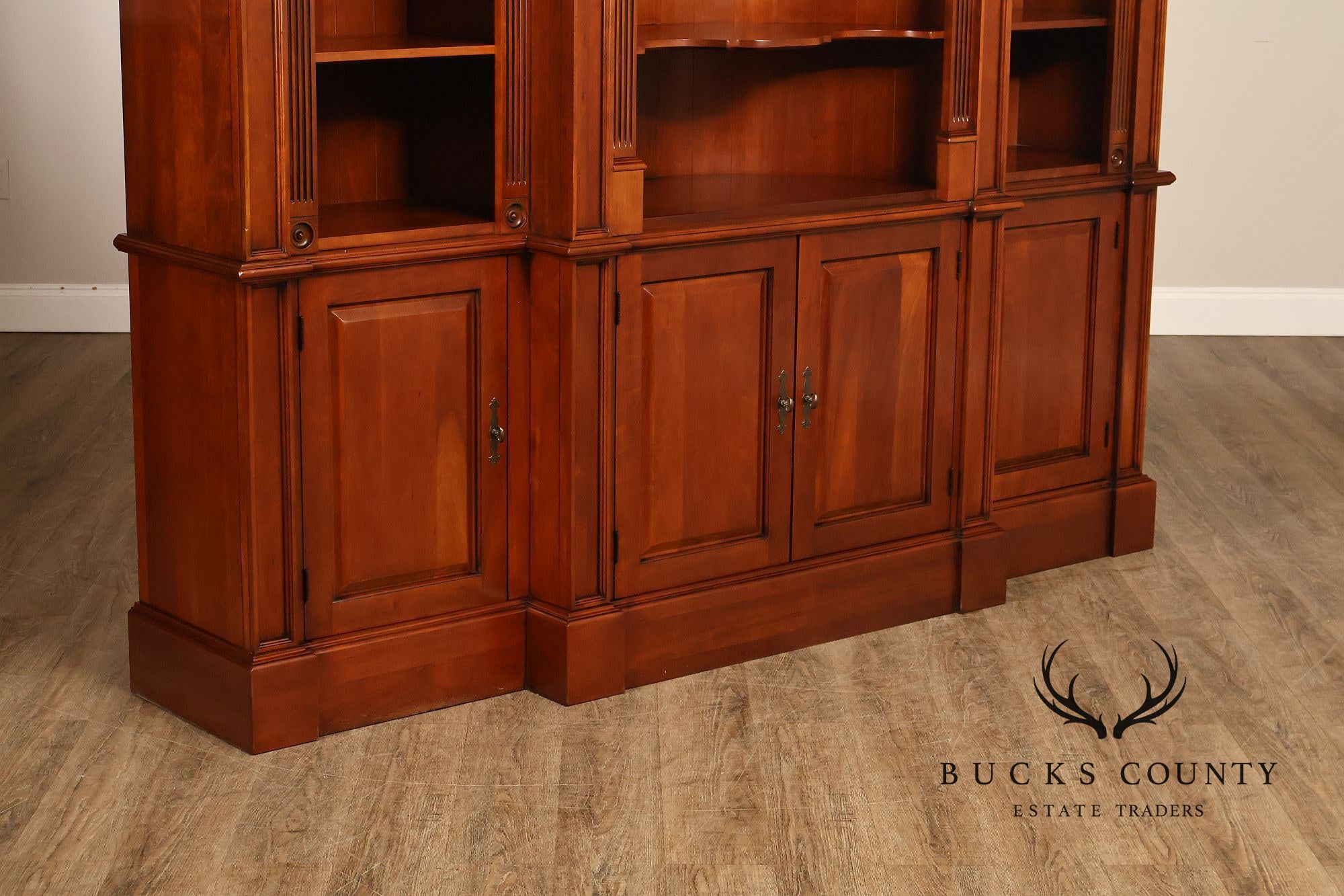 Harden Chippendale Style Cherry Library Bookcase