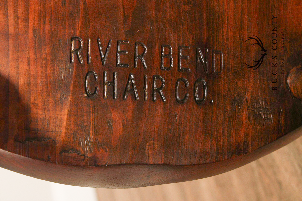 River Bend Chair Co. Brace Back Windsor Fan Back Side Chair