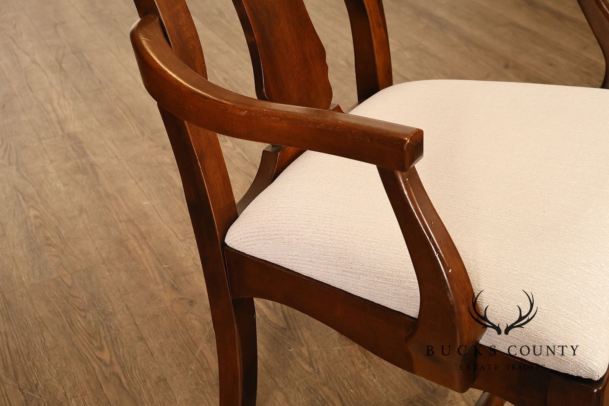 Vintage Pennsylvania House Villas Collection Set Of 8 Queen Anne Dining Chairs