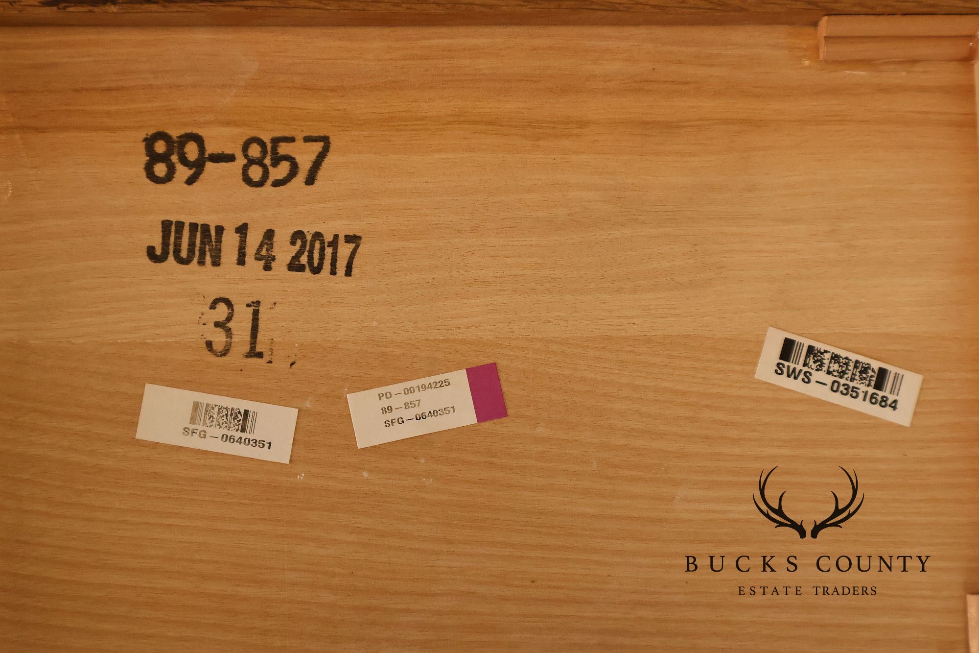 Stickley Mission Collection Oak Sofa Table