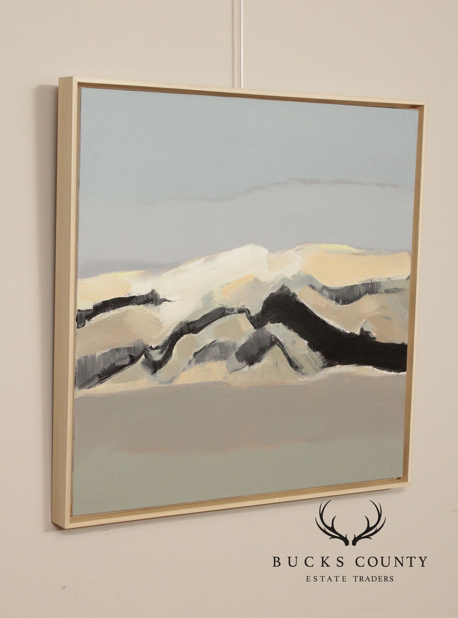 Bao Lede Asian Inspired Landscape Oil Painting, Dunes