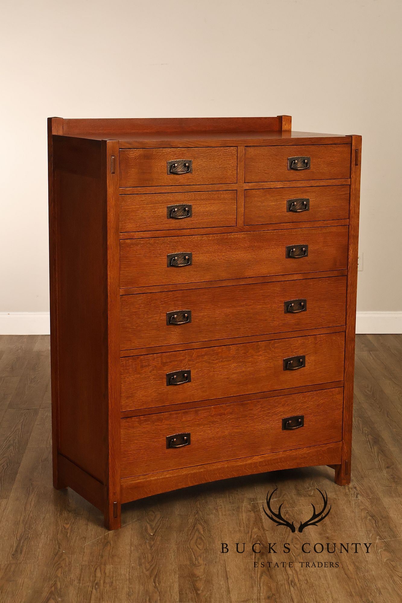 Stickley Mission Collection Oak Eight-Drawer Chest