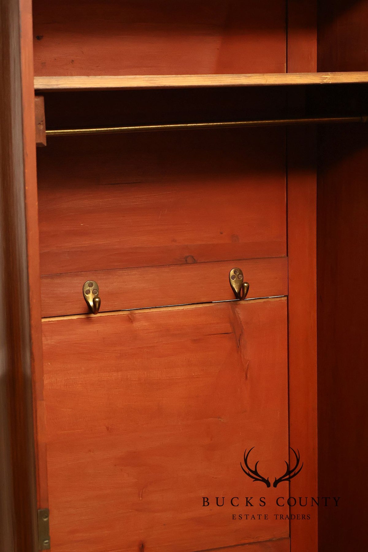 Antique Georgian Style Pair Of Single Door Wardrobe Armoires