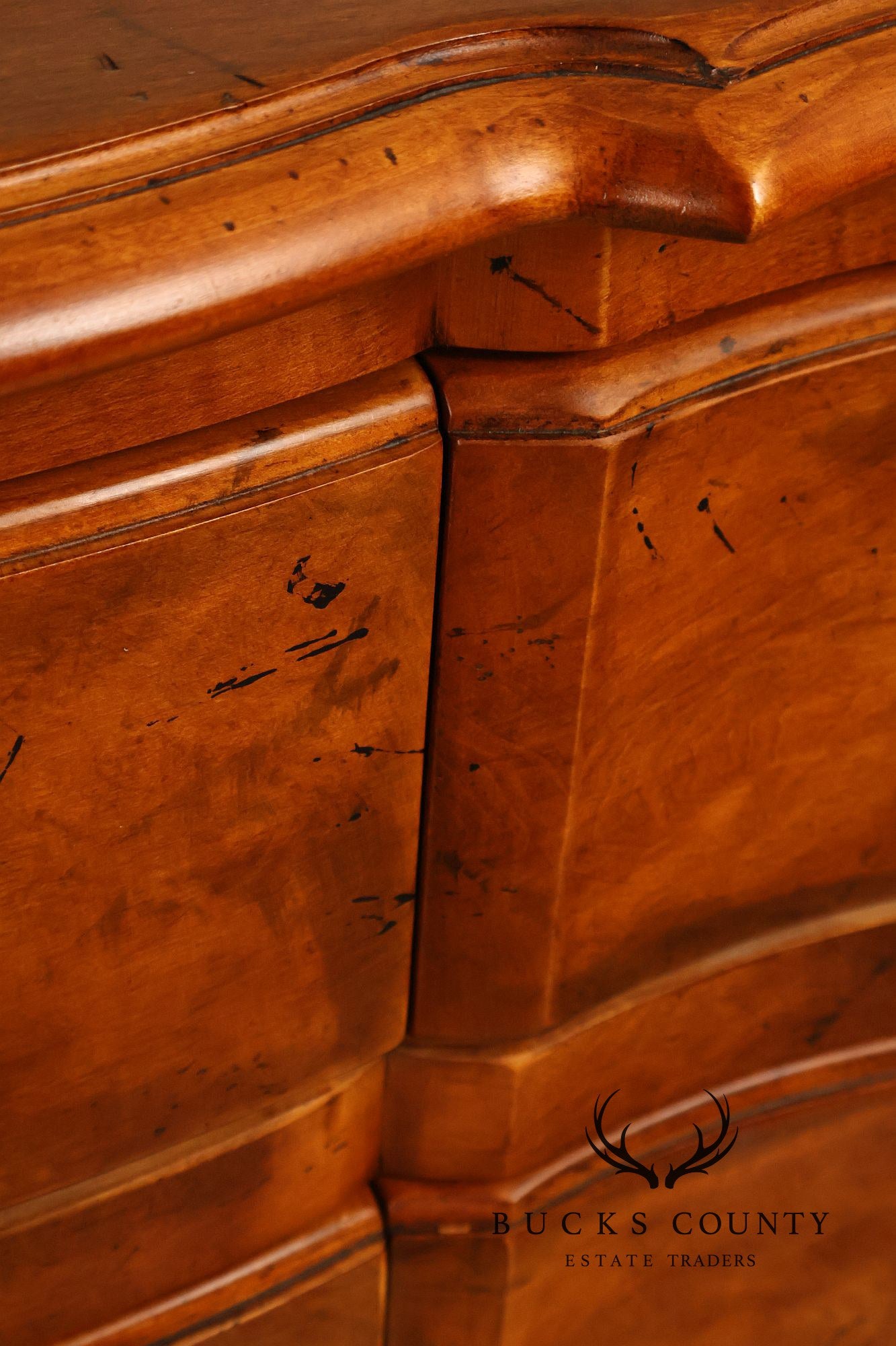 Century Louis XV Style French Provincial Triple Dresser
