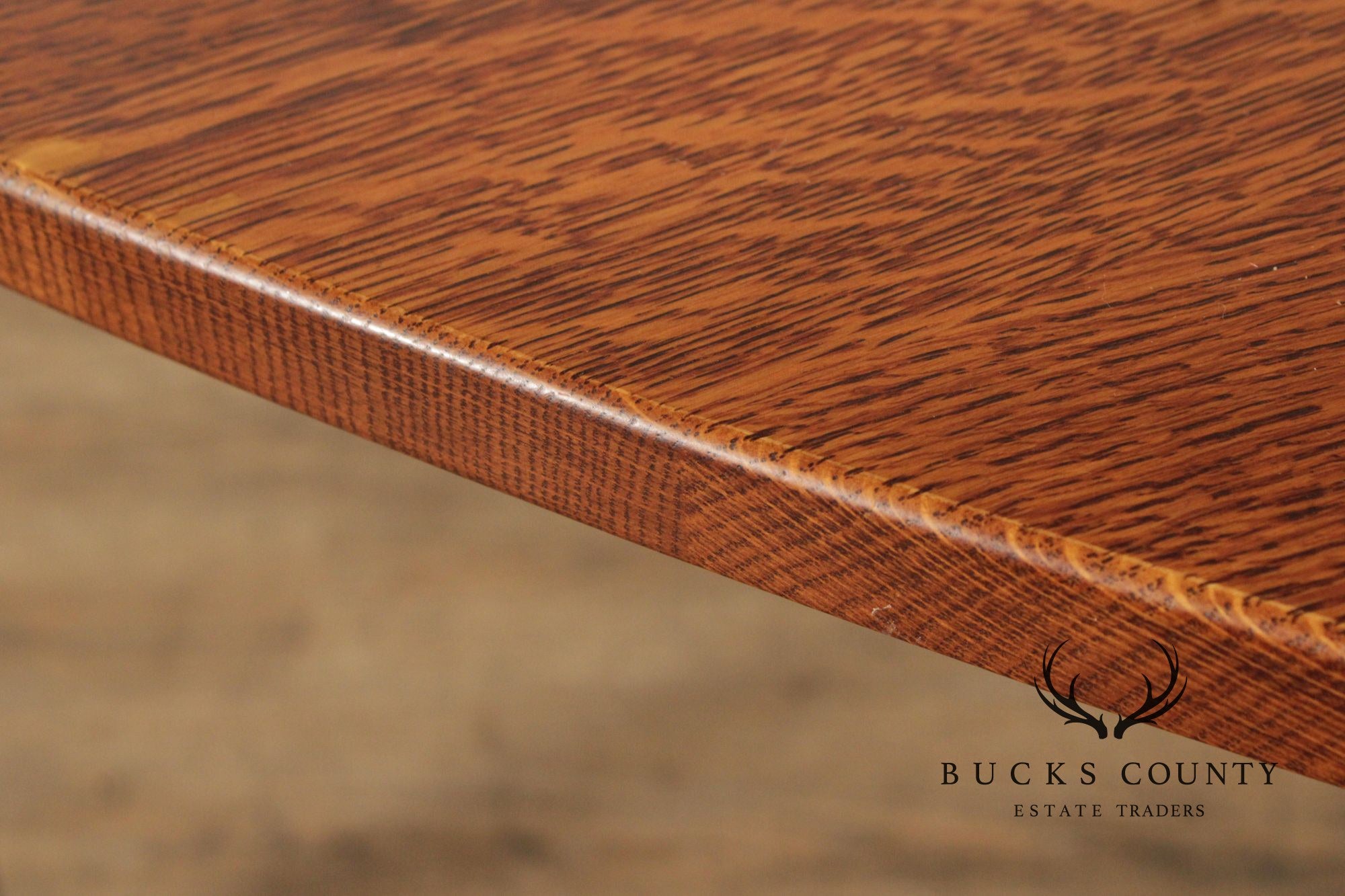 Custom Quality Modern Guitar Pick Oak Counter Height Dining Table