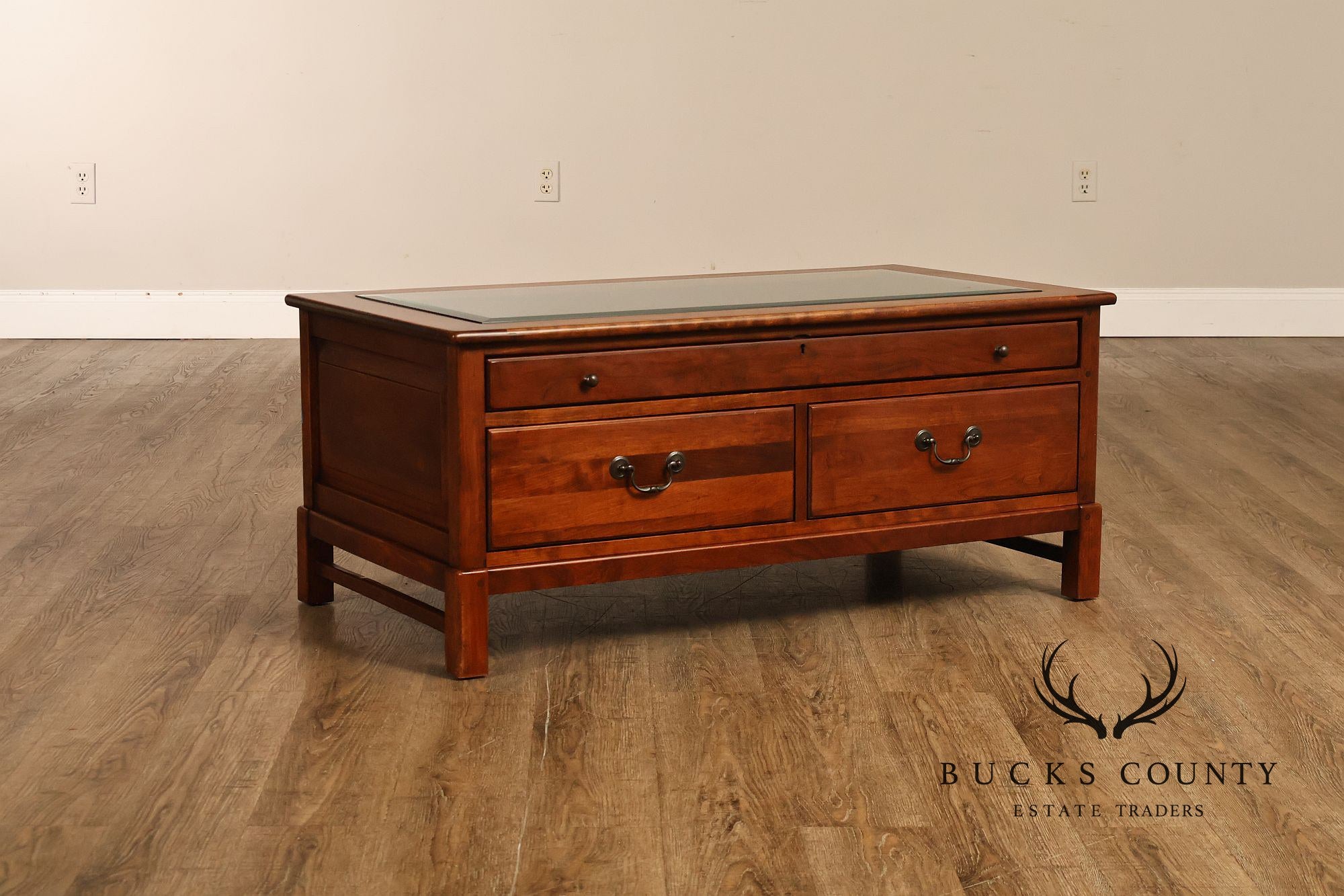 Lexington Bob Timberlake Glass Top Cherry Coffee Table