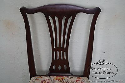 Berwyn Furniture 18th Century Style Mahogany Chippendale Side Chair