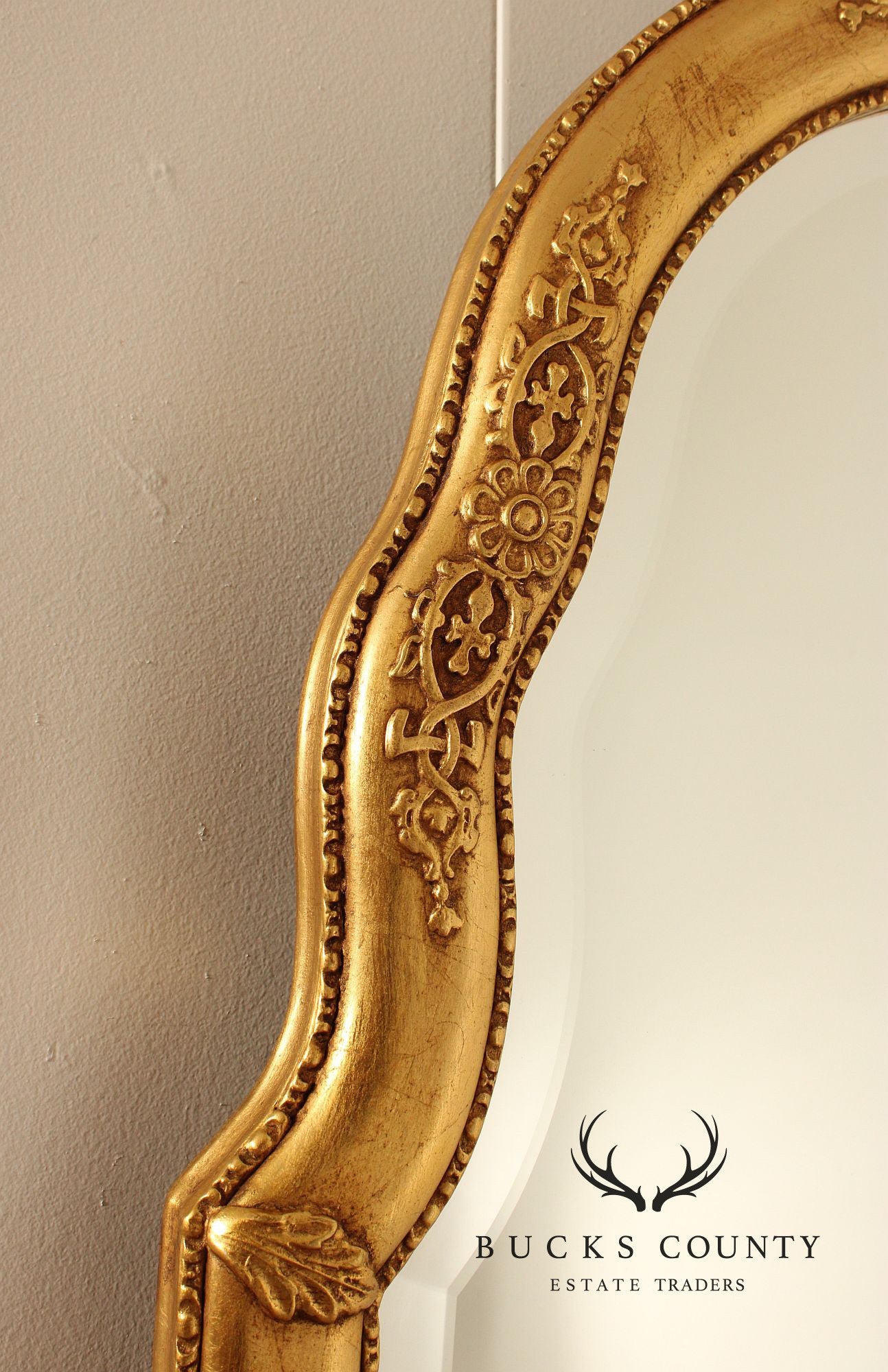 Chelsea House Pair of 'Carlton' Giltwood Wall Mirrors