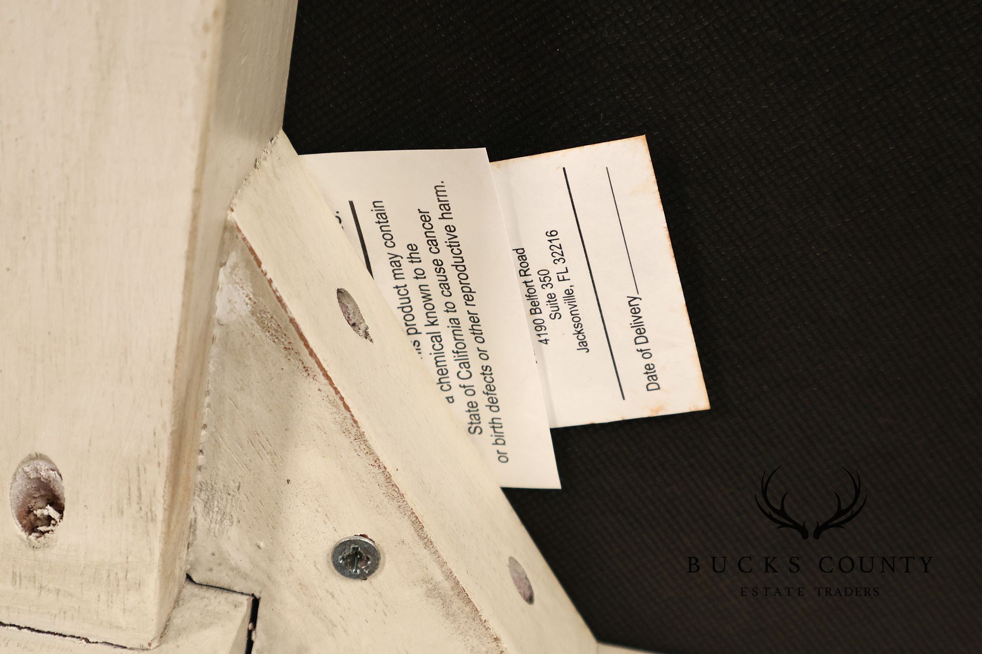 Alden Parkes Country French Louis XVI Style Caned Back Painted Settee