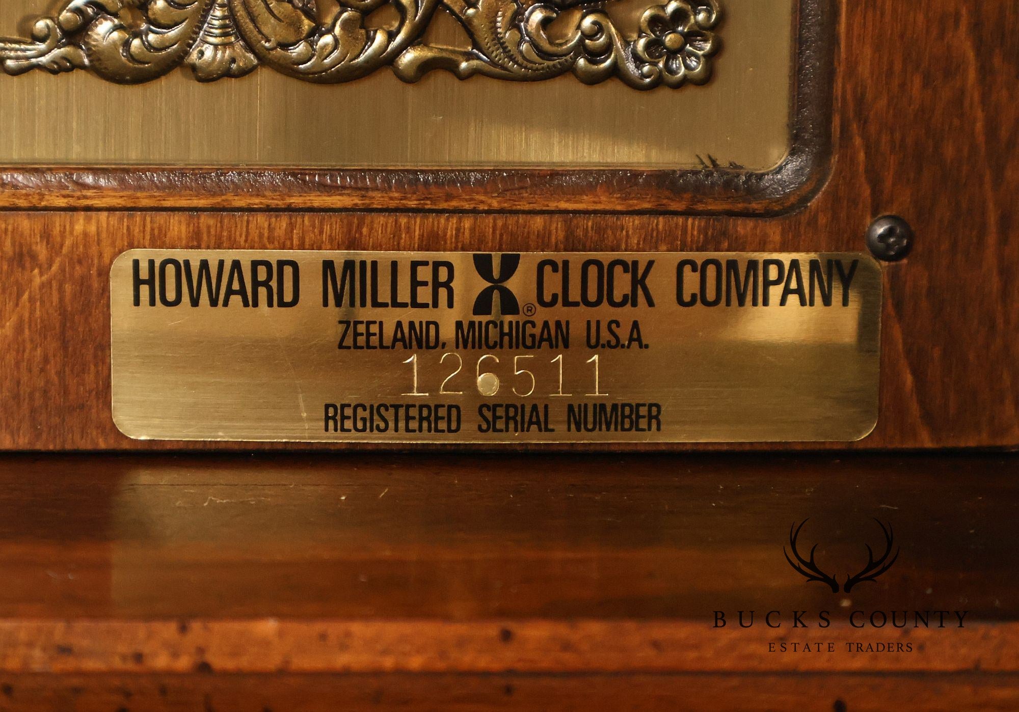 Howard Miller Chippendale Style Cherry Grandfather Grandmother Clock