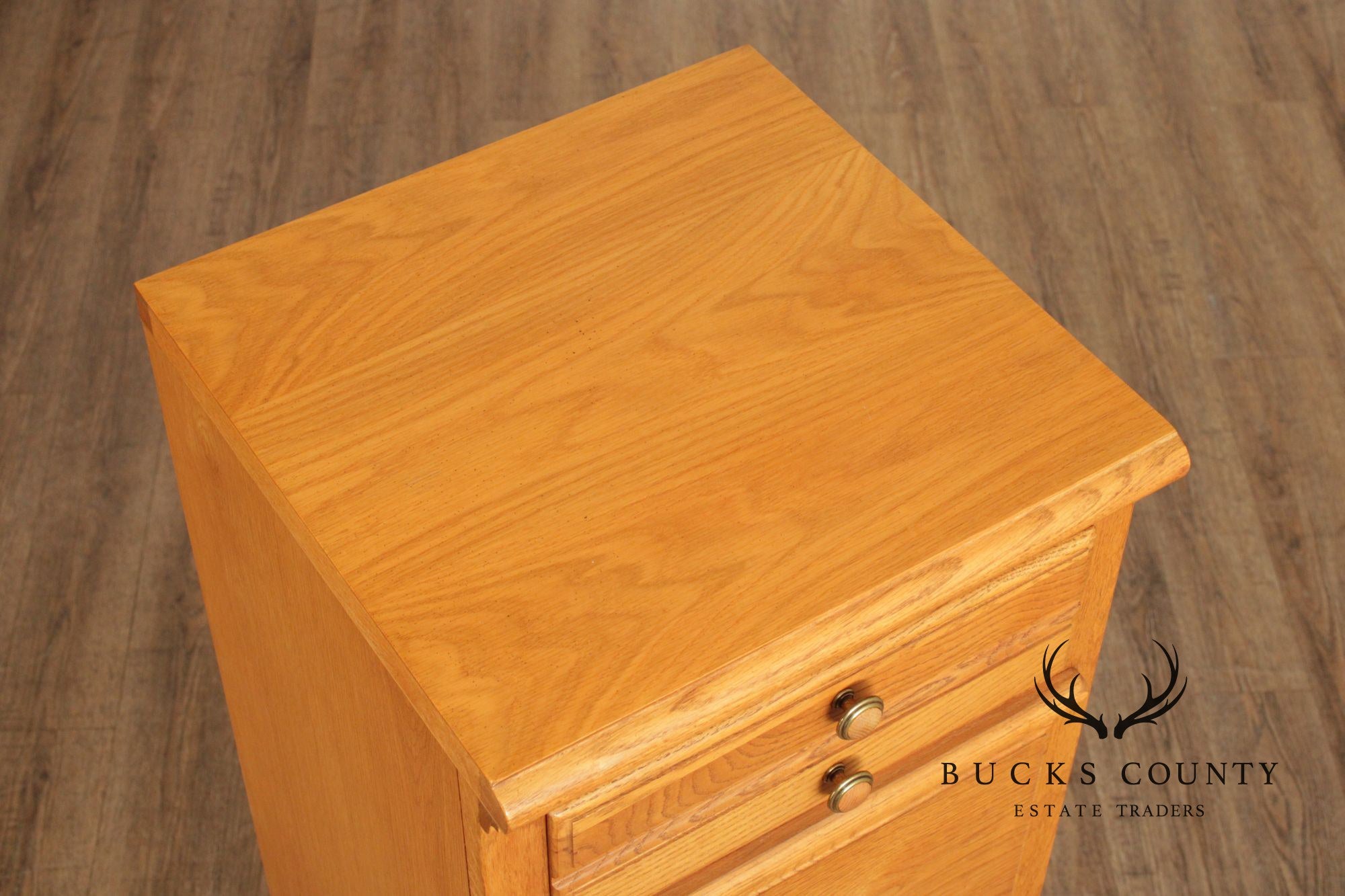 Lexington Pair of Oak File Cabinets