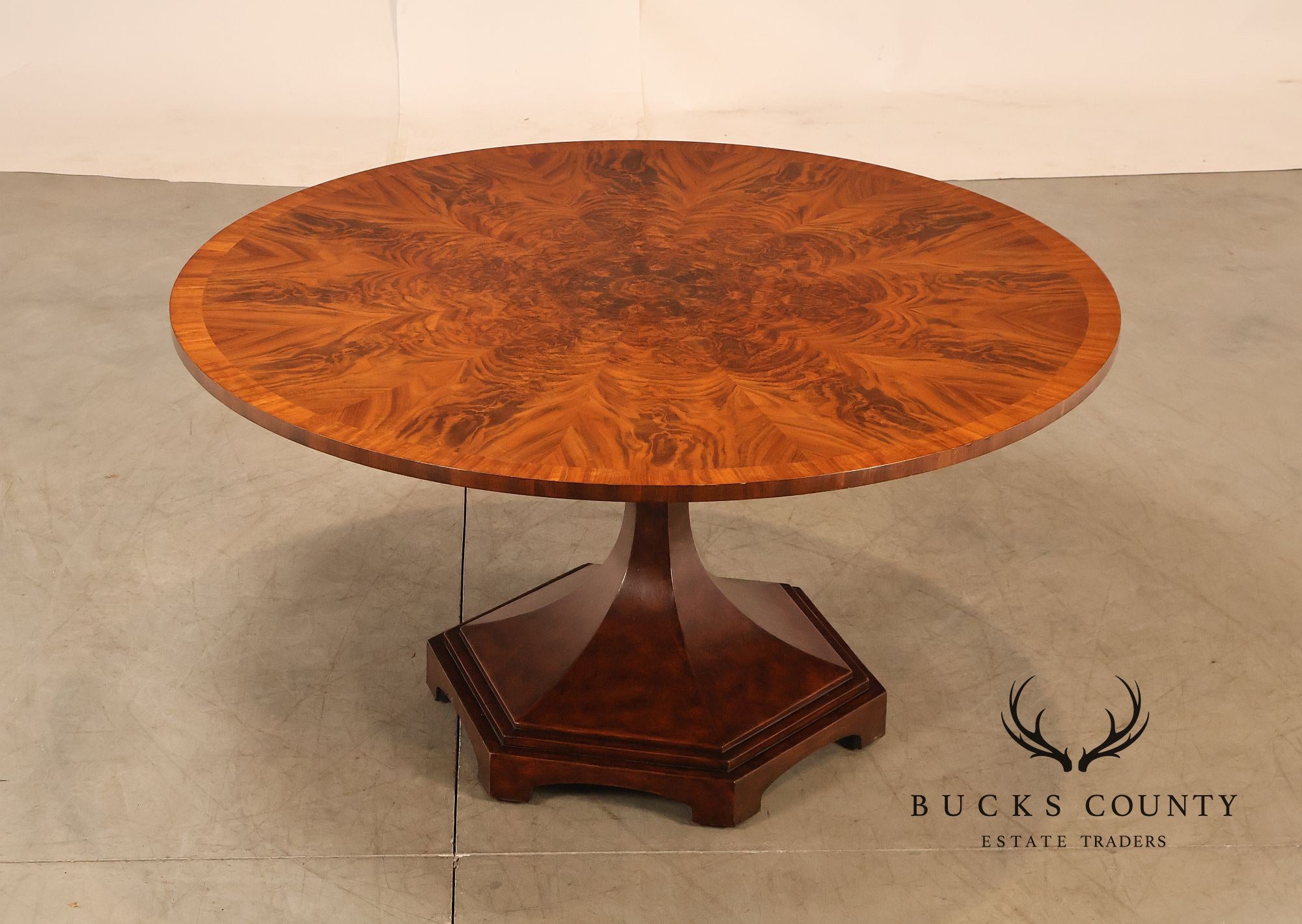 Theodore Alexander Round Pedestal Dining Table