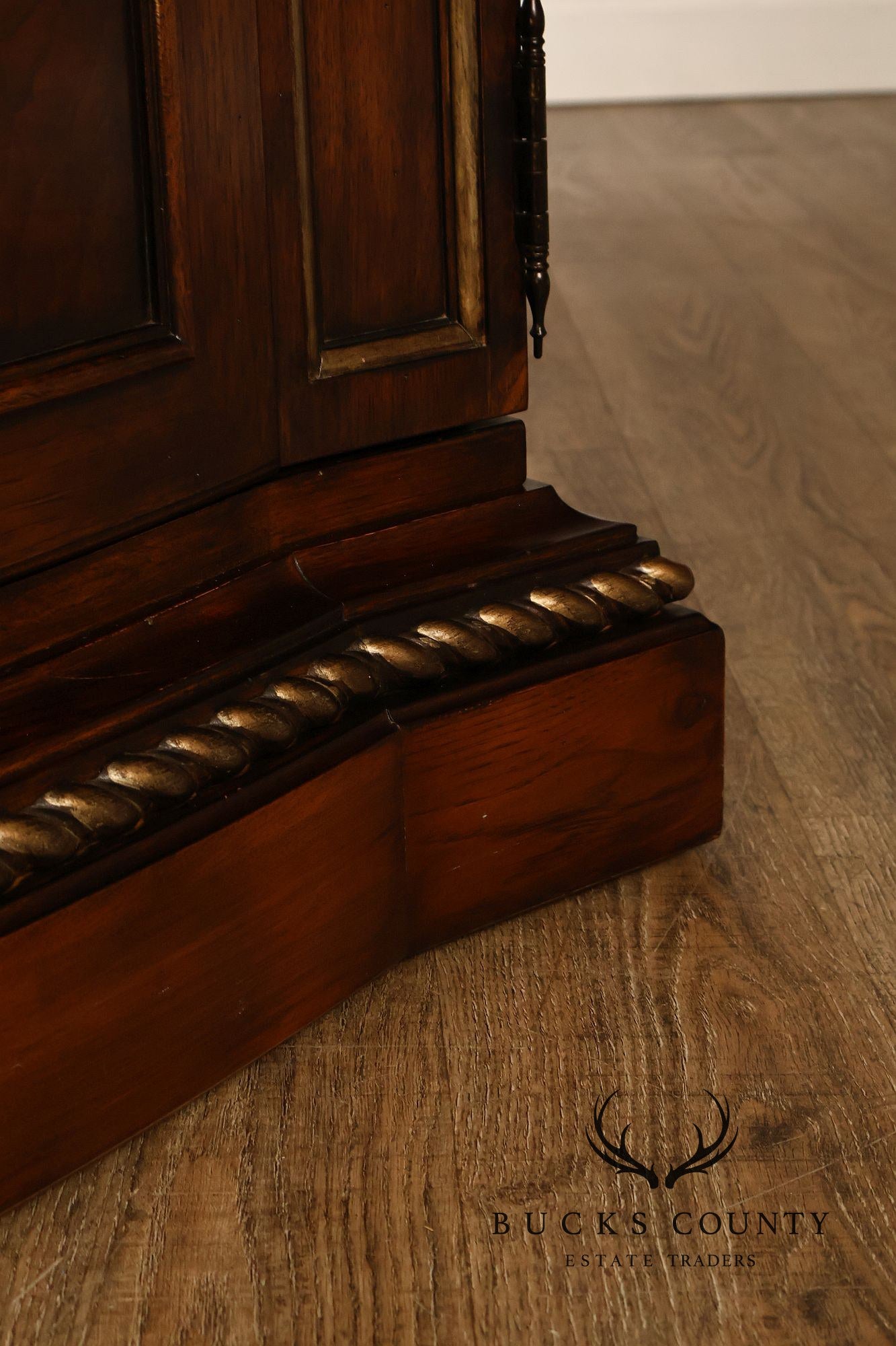 Drexel Heritage Hampshire Traditional Burl Wood Entertainment Armoire