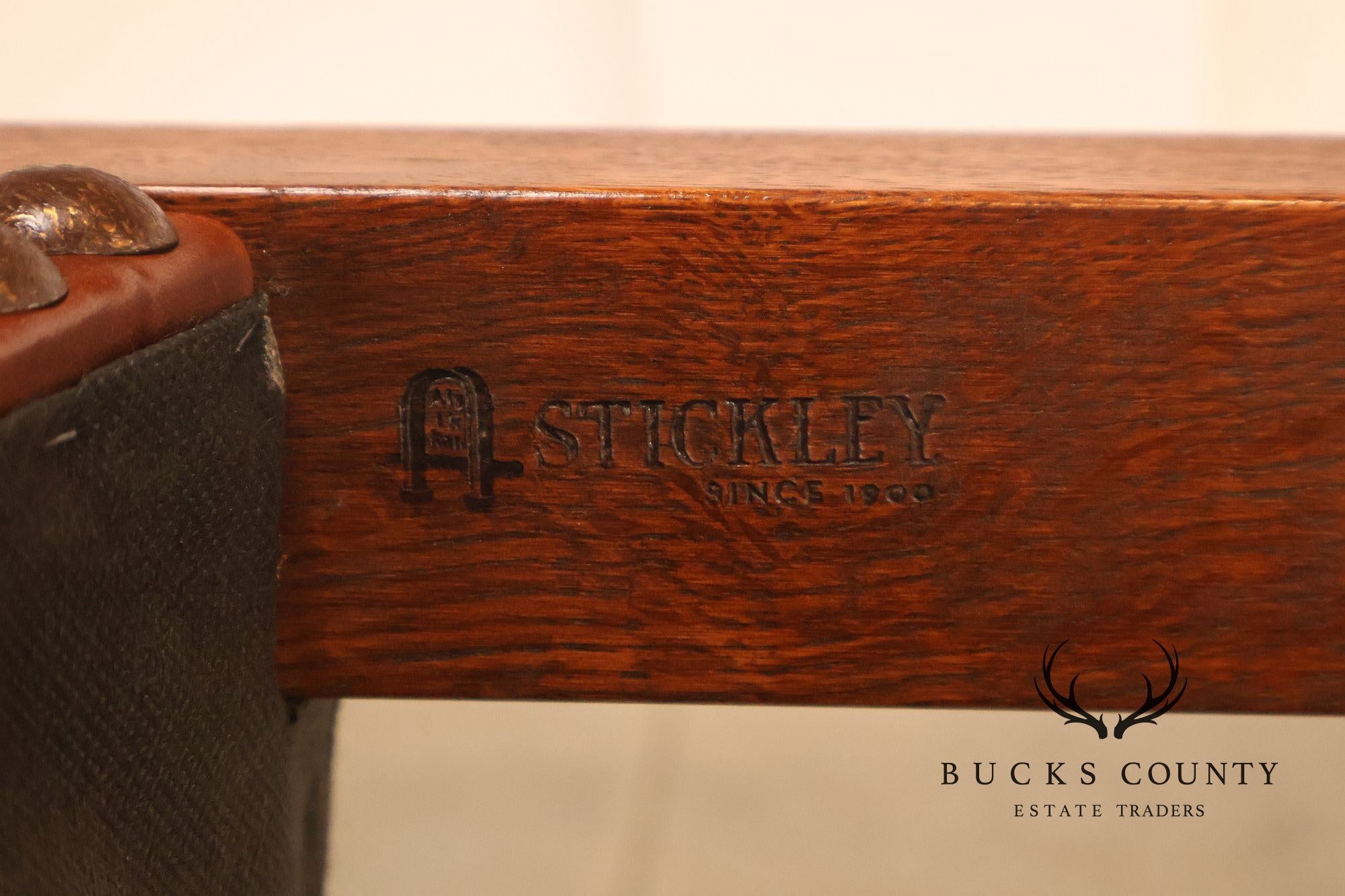 Stickley Mission Collection 25th Anniversary Limited Edition Dalai Lama Eastwood Chair & Ottoman No. 45/100