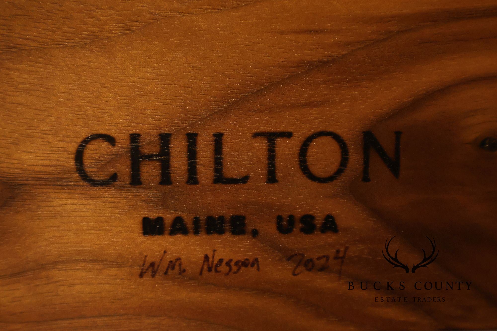 Chilton Burnett Spindle Walnut King Bed