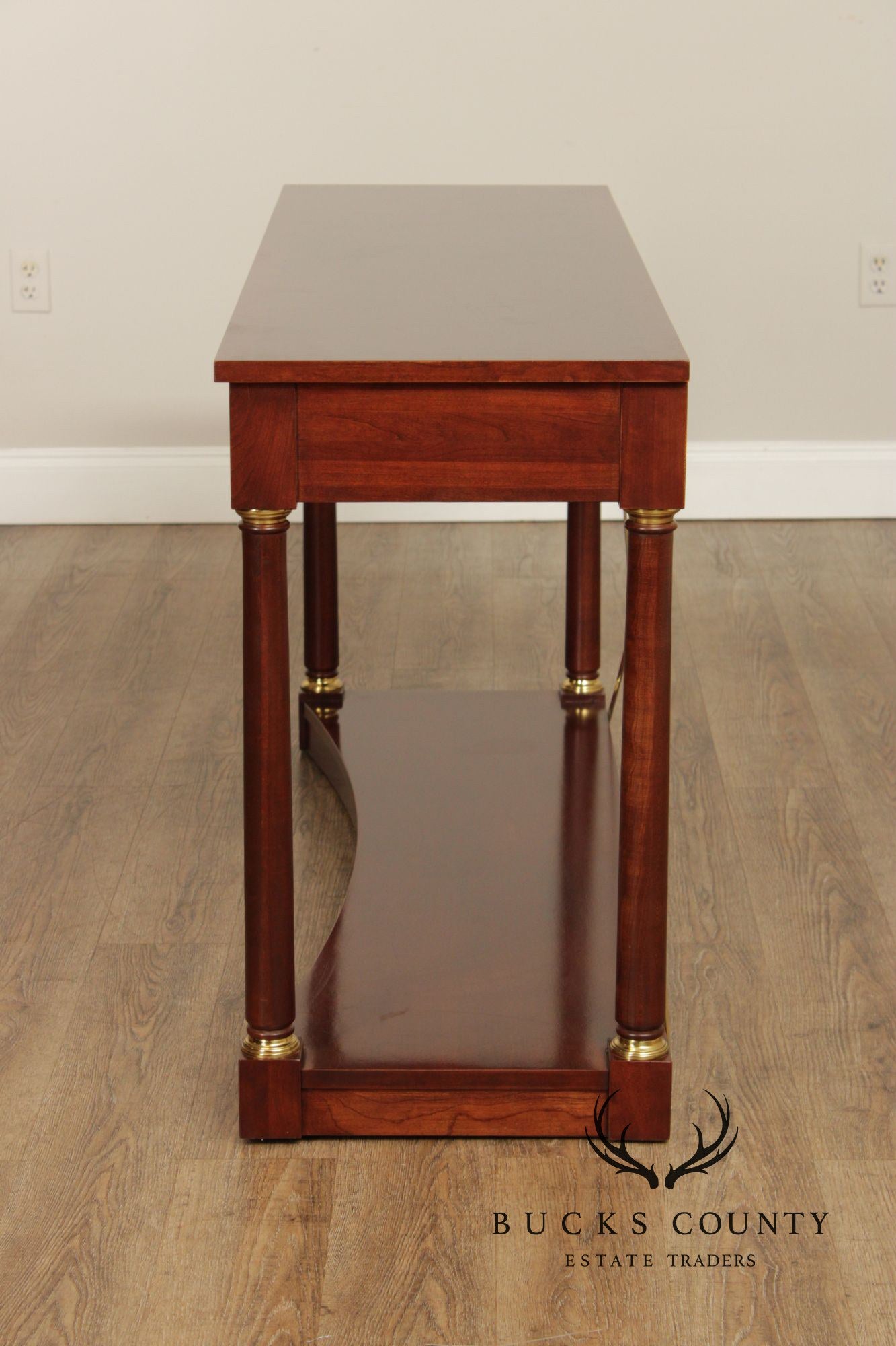 Ethan Allen 'Medallion' Cherry One-Drawer Console Table