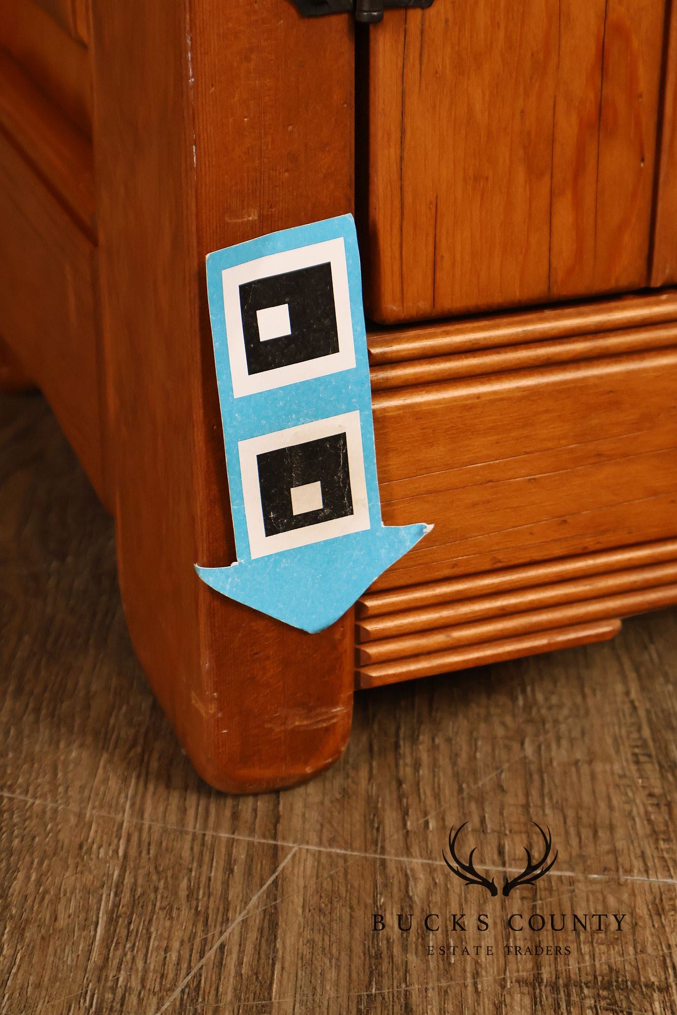 Southwestern Style Two Door Storage Or Pantry Cupboard
