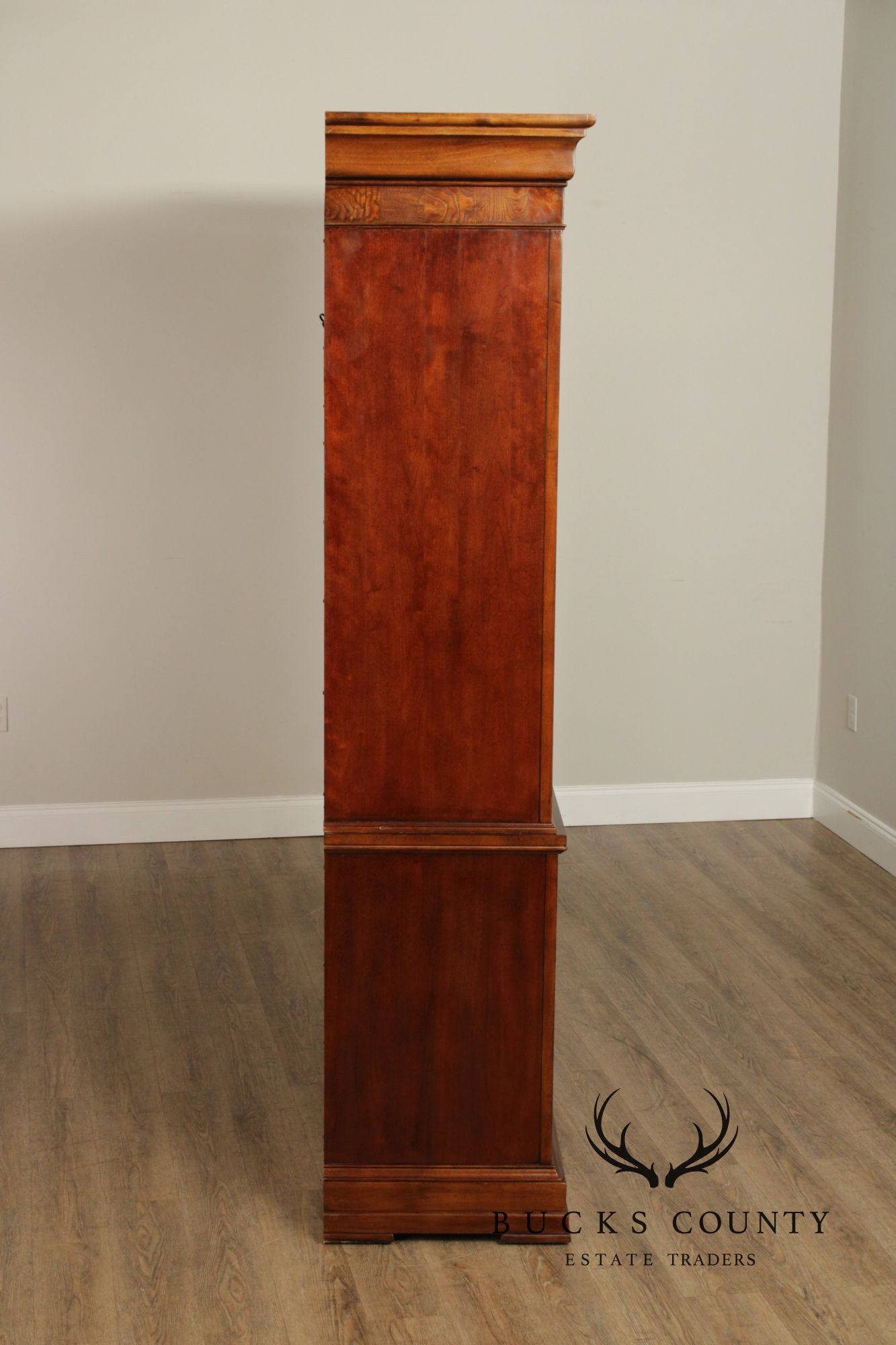 Ethan Allen 'Townhouse' Burlwood Bookcase