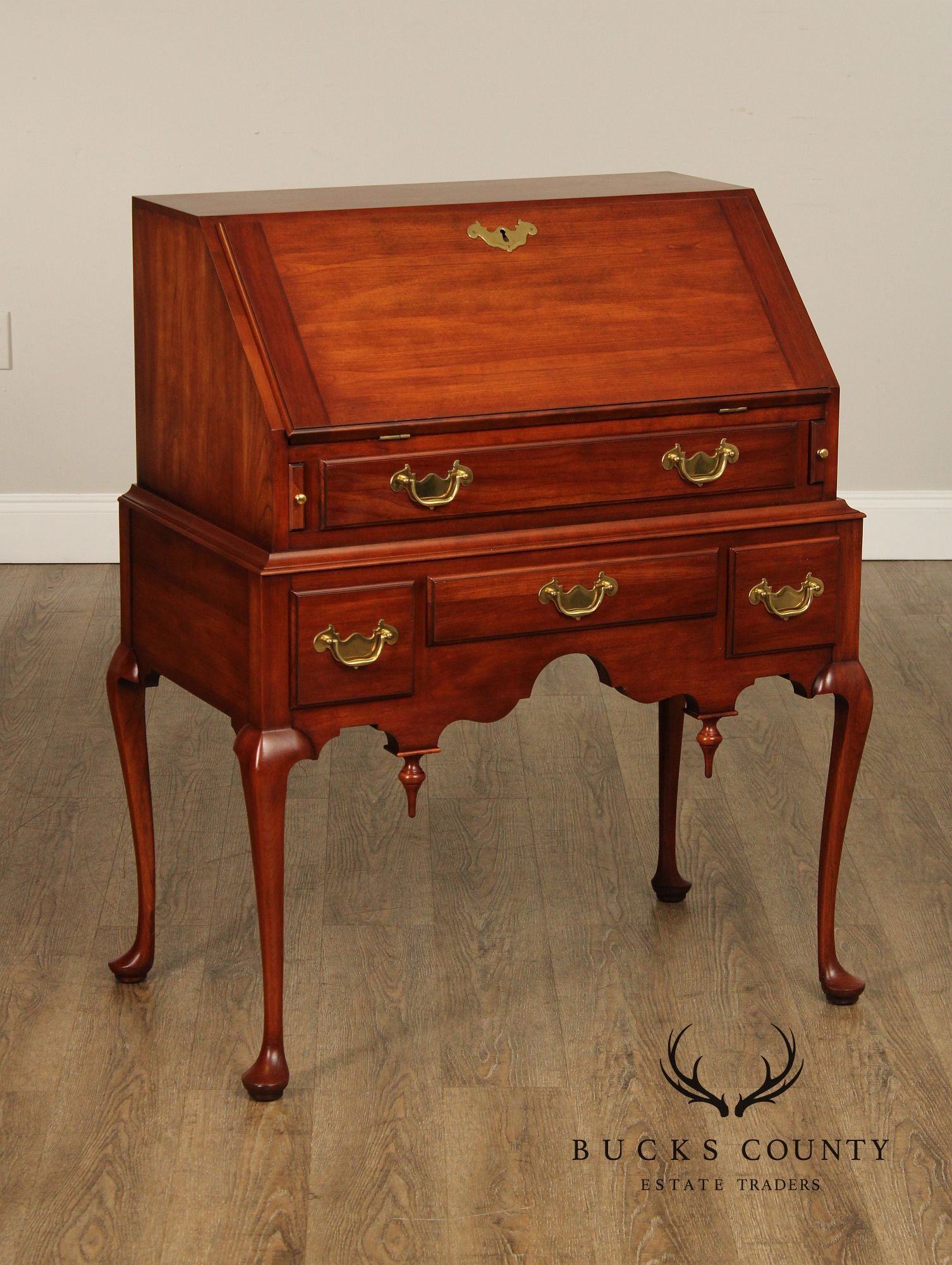 Henkel Harris SPNEA Cherry Slant Front Lady Astor Writing Desk