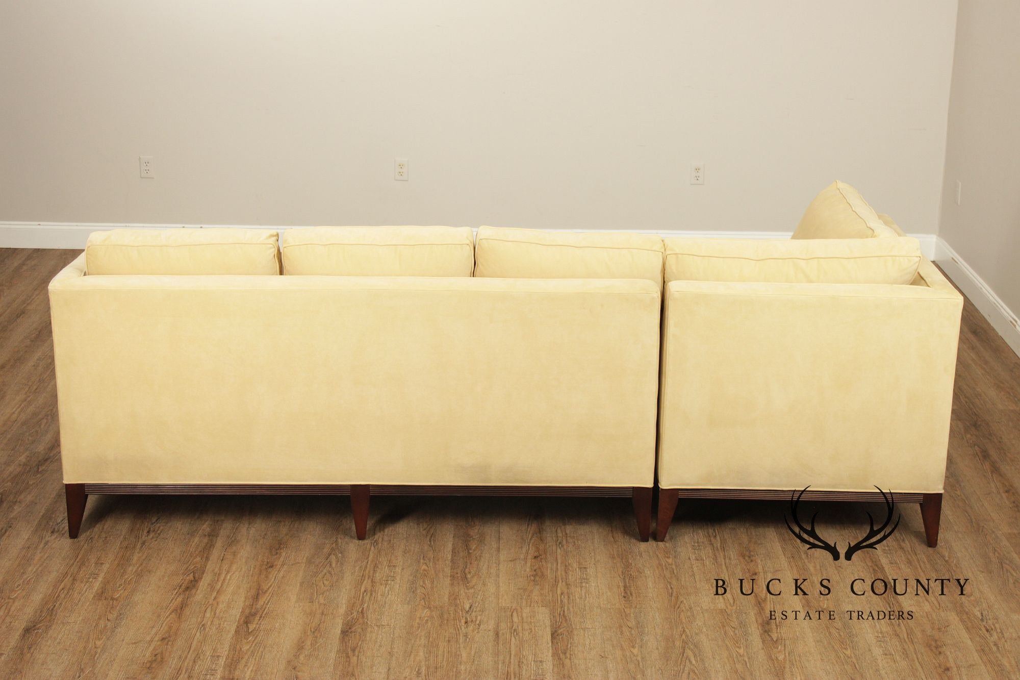 Sherrill Classic Modern Style Two-Piece Sectional Sofa