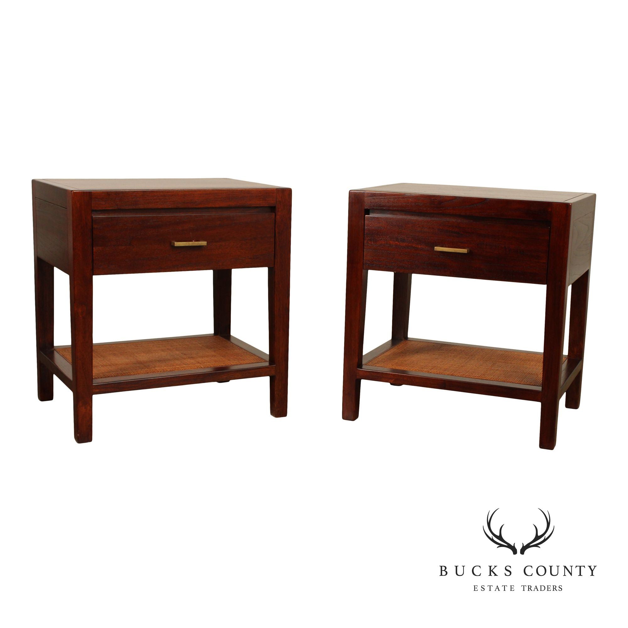 Crate & Barrel Pair of 'Dawson' Nightstands