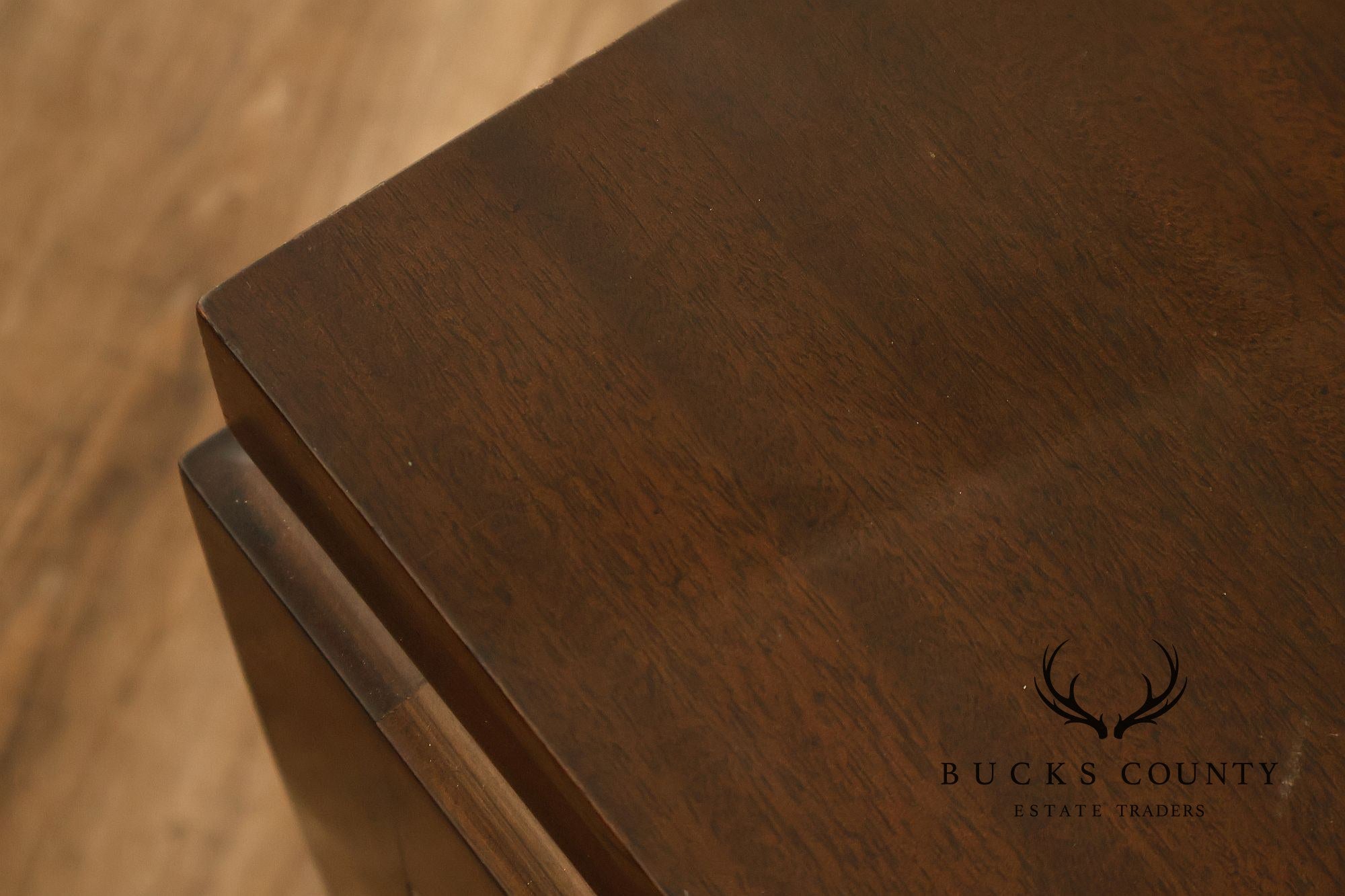 Tommi Parzinger Originals Lacquered Mahogany Expandable Dining Table