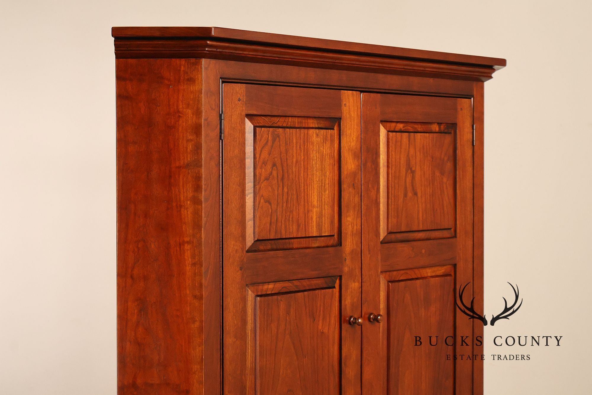 Piper Classics Custom Pine Blind Door Corner Cabinet