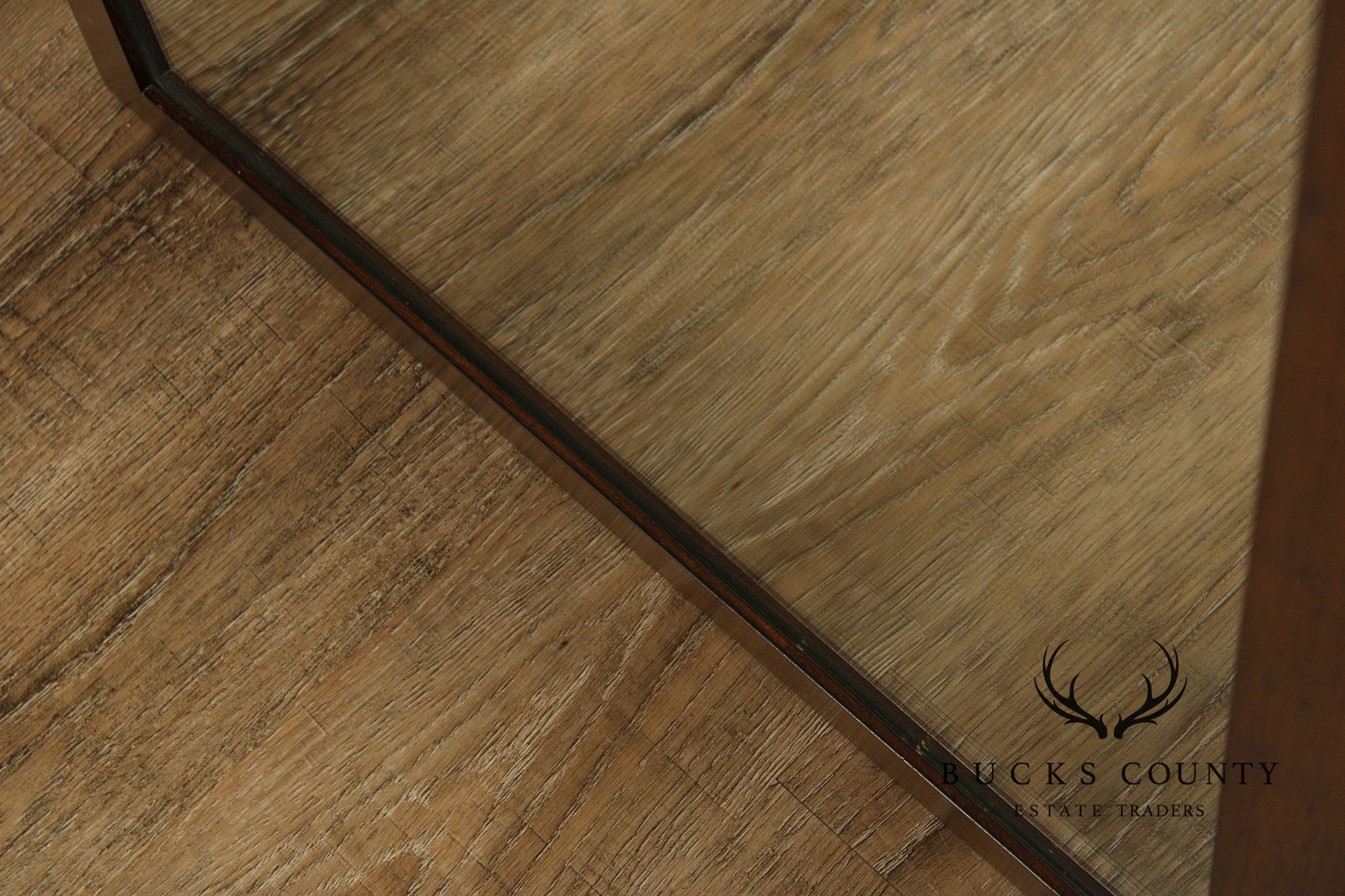 John Widdicomb Adam Style Mahogany And Partial Gilt Wall Mirror