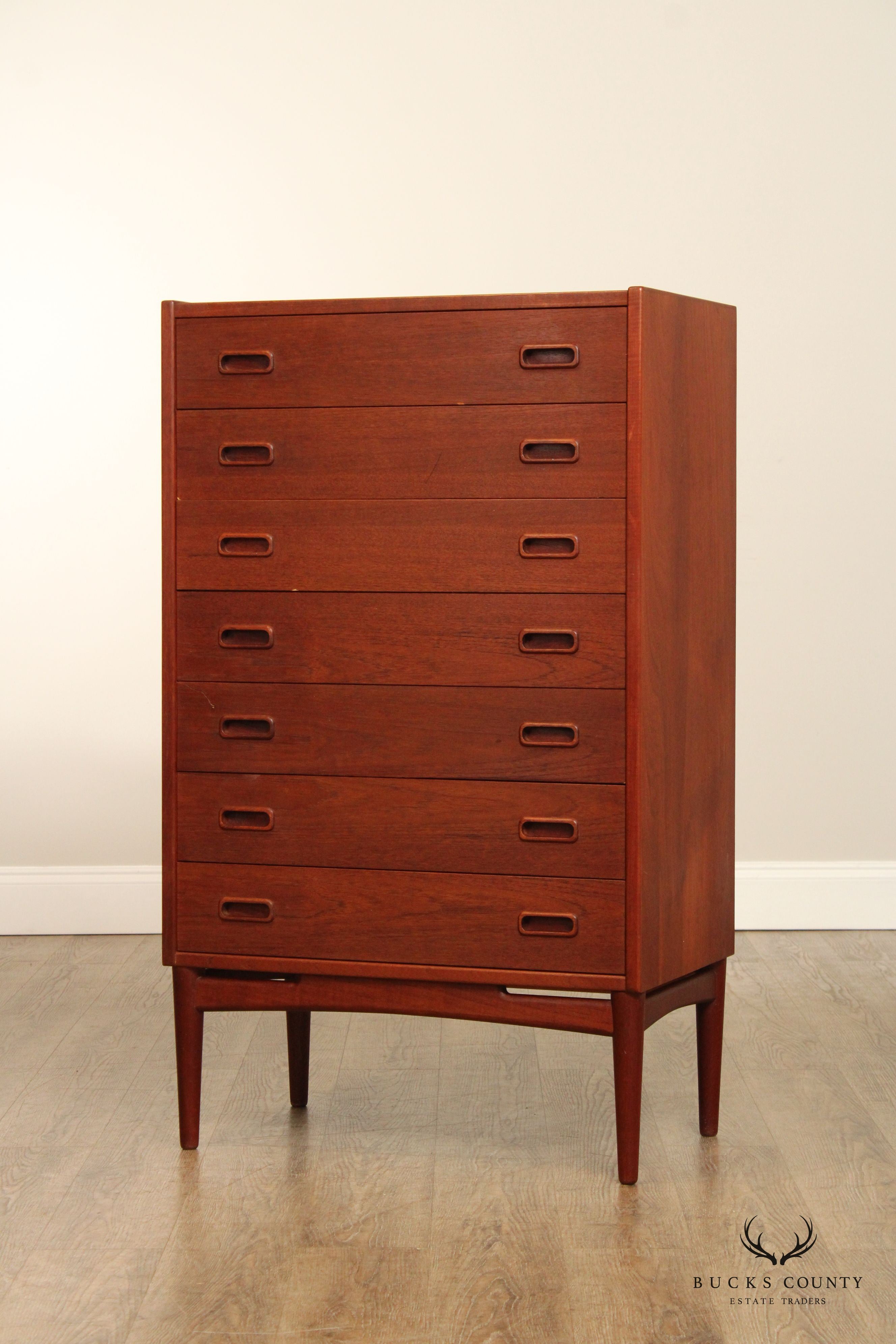 Mogens Kold Danish Modern Teak Tall Chest