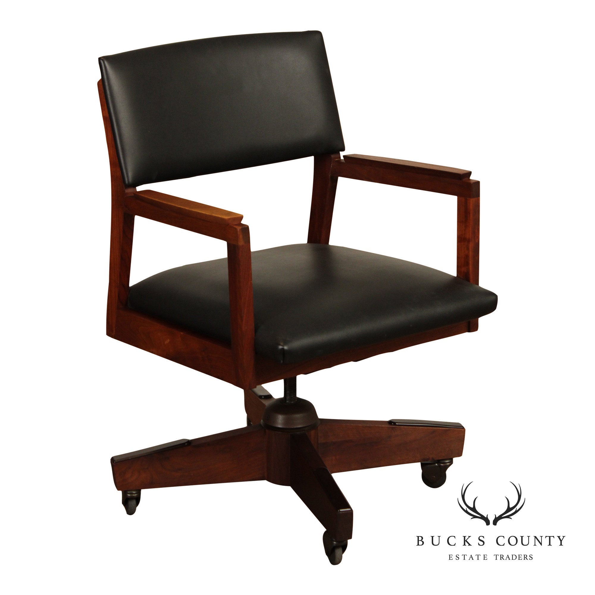 Mid Century Modern Swivel Desk Chair