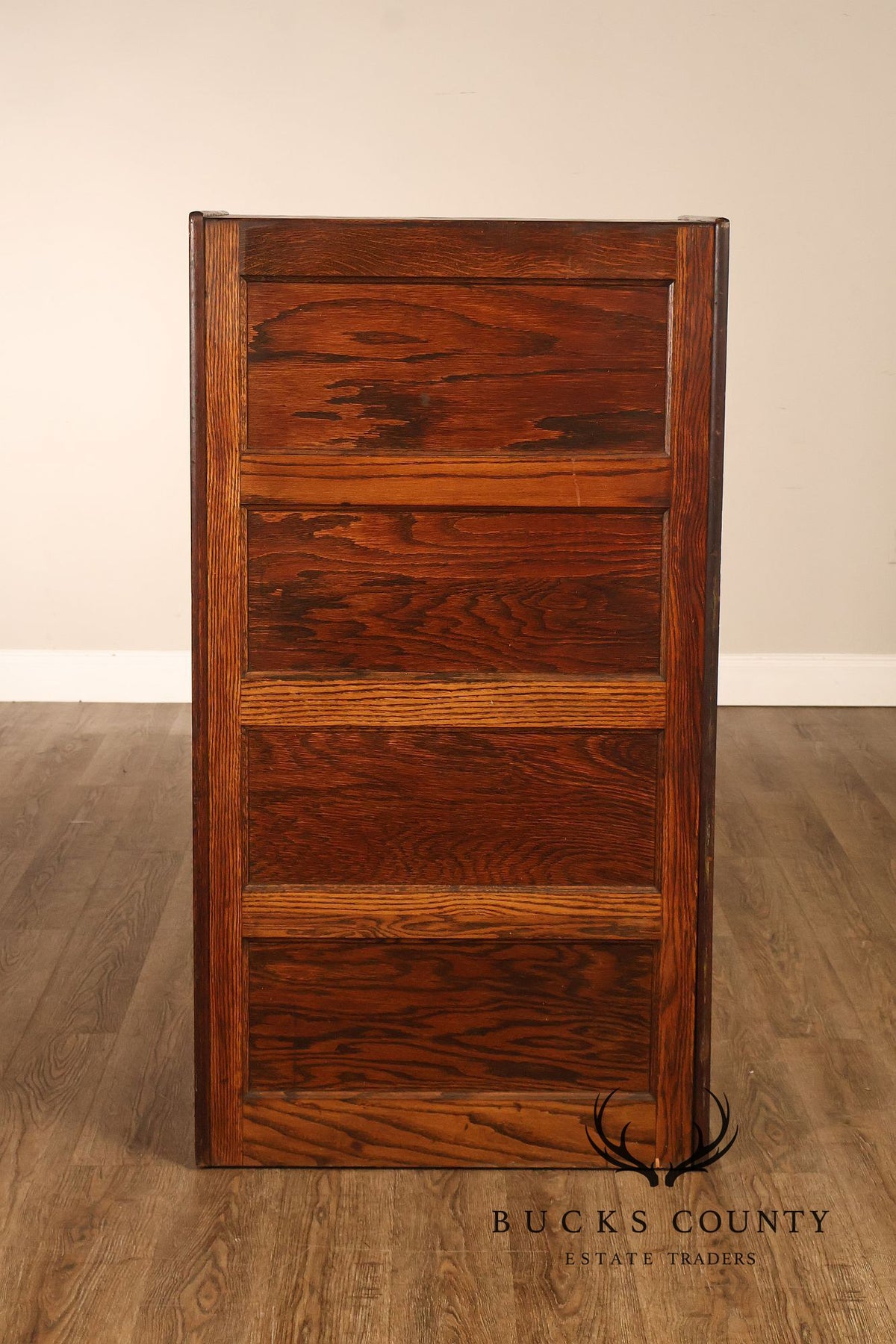 Antique Early 1900s Macey Oak Multi-Drawer Stacking Filing Cabinet
