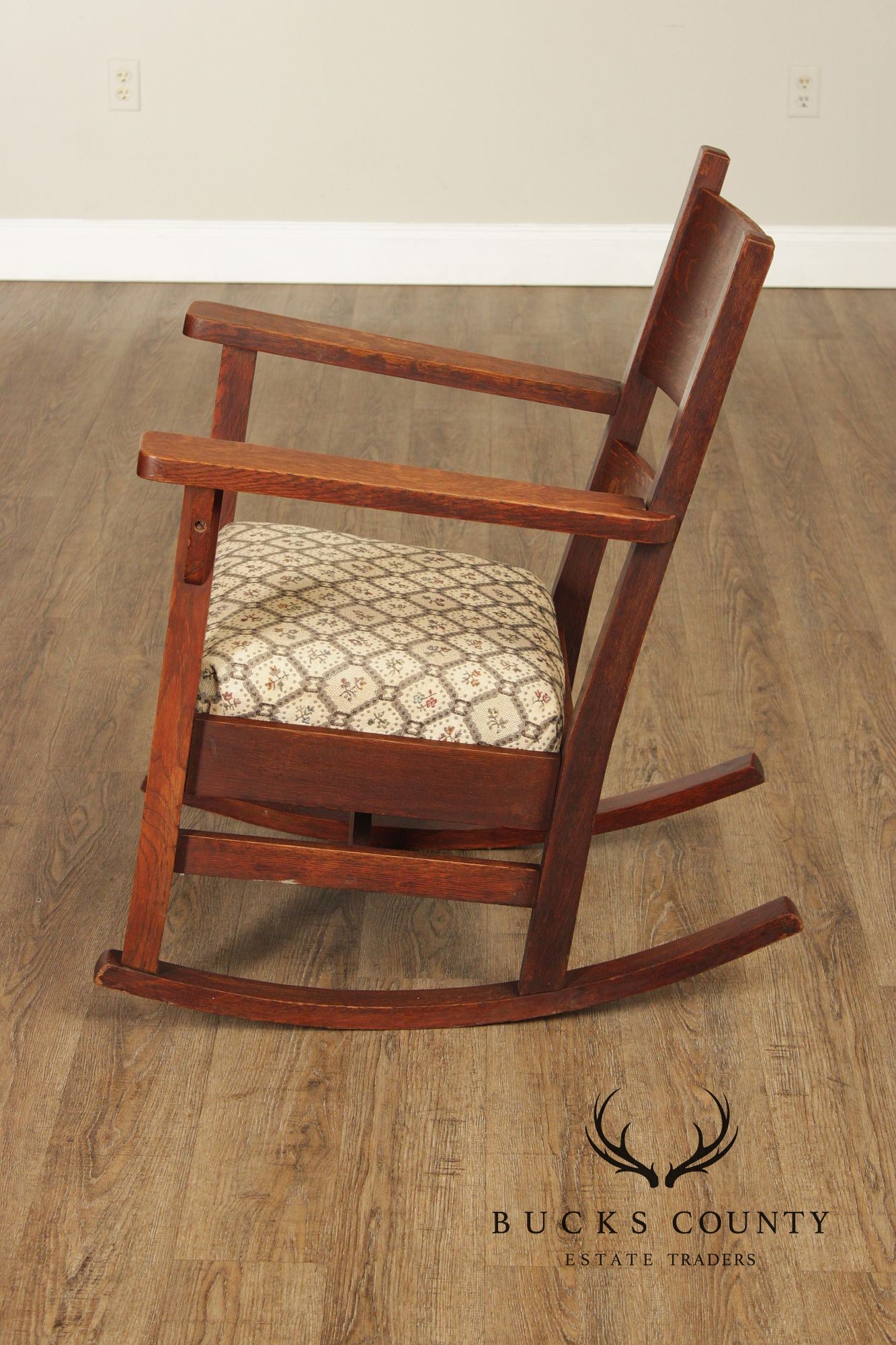 Antique Mission Oak Rocking Chair