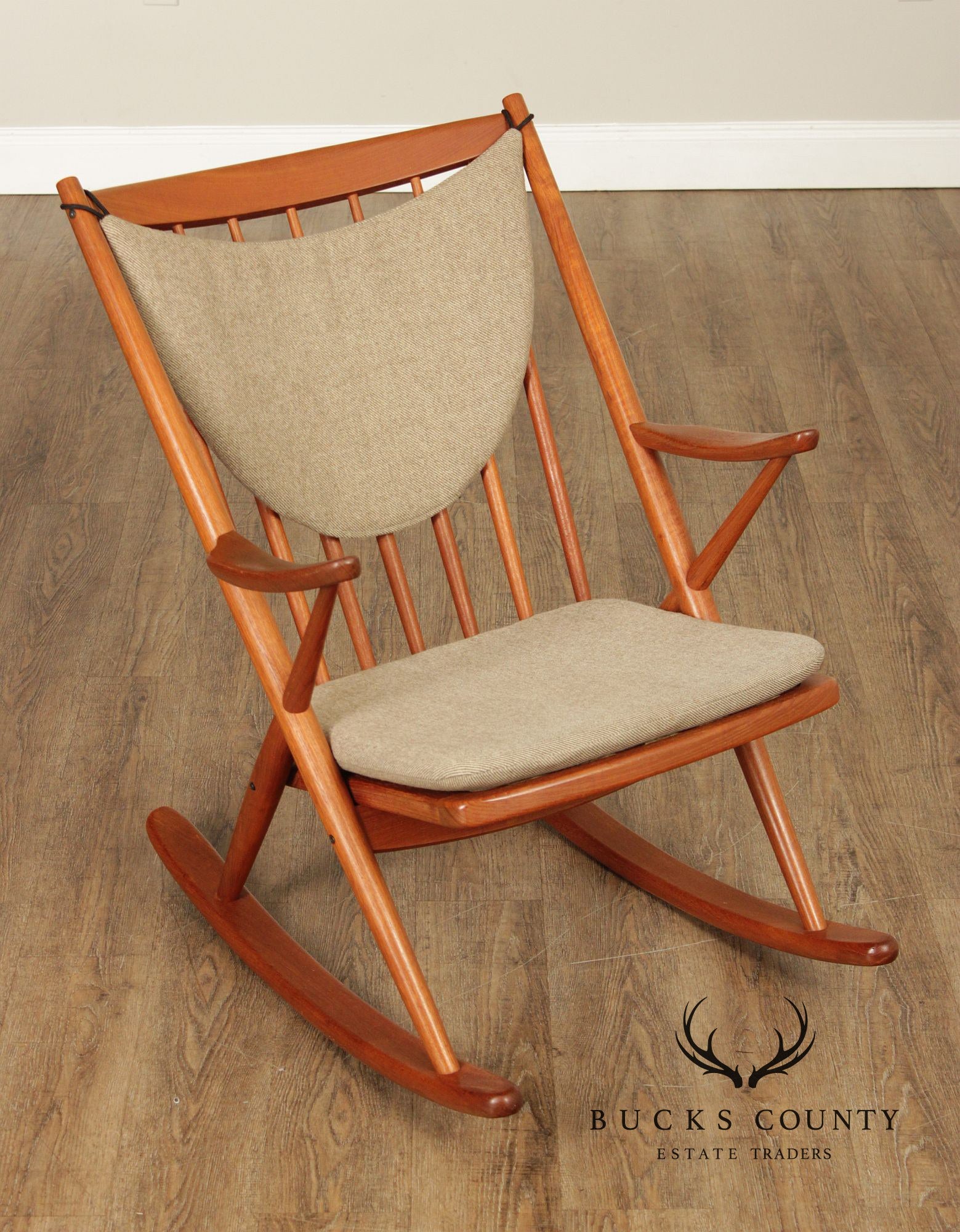 Bramin Mobler Danish Modern Teak Rocker