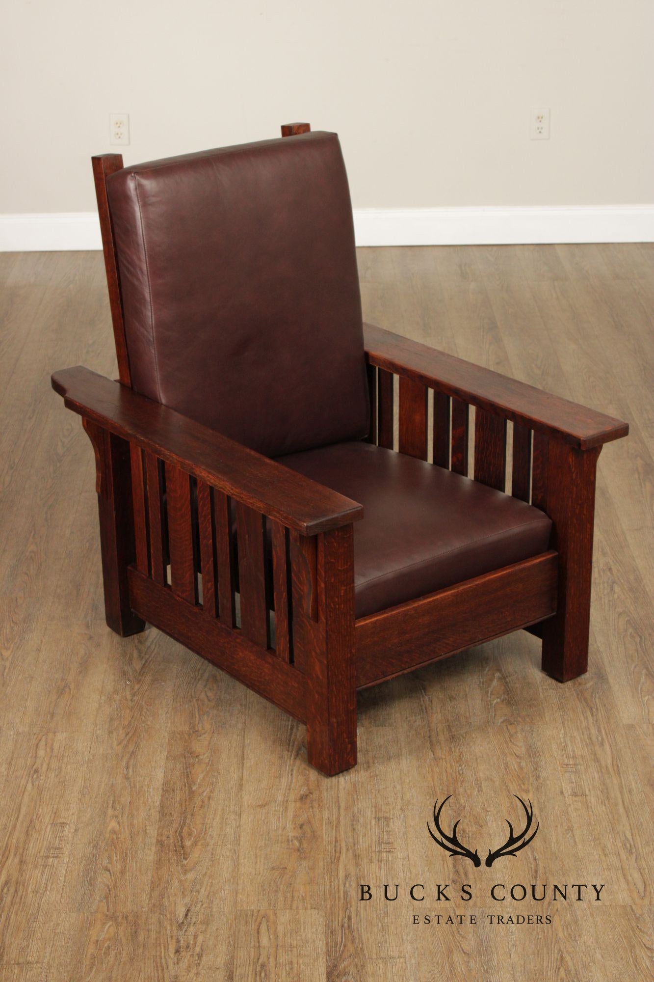 Paine Furniture Co. Antique Mission Oak Morris Chair