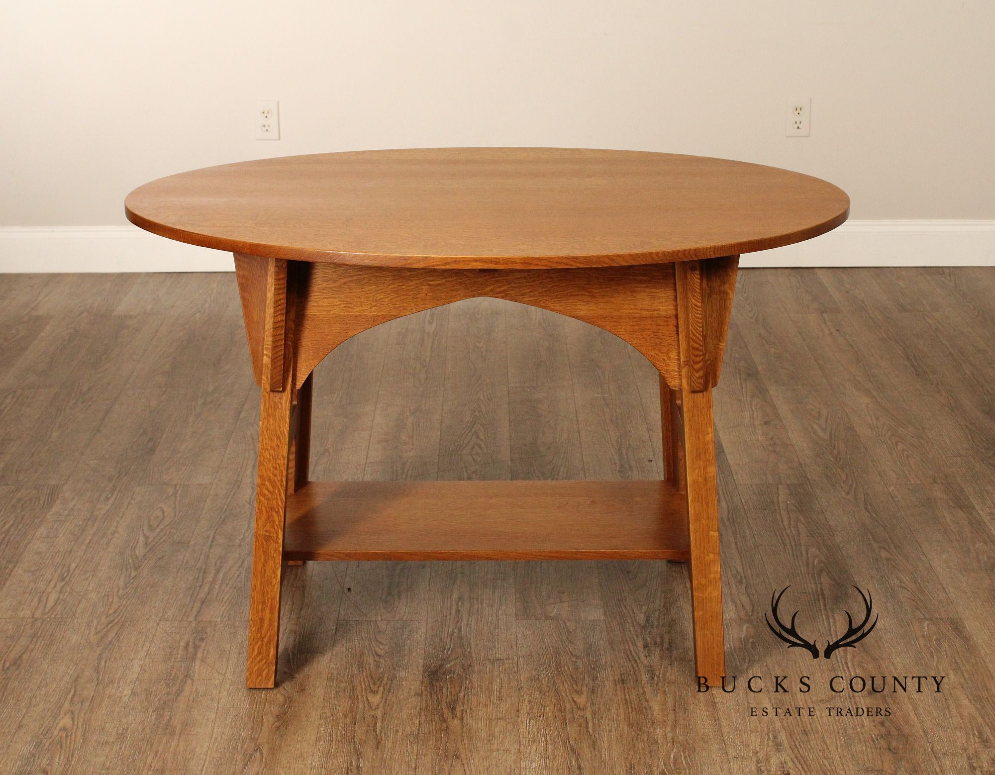 Stickley Mission Collection Oak Limbert Library Table