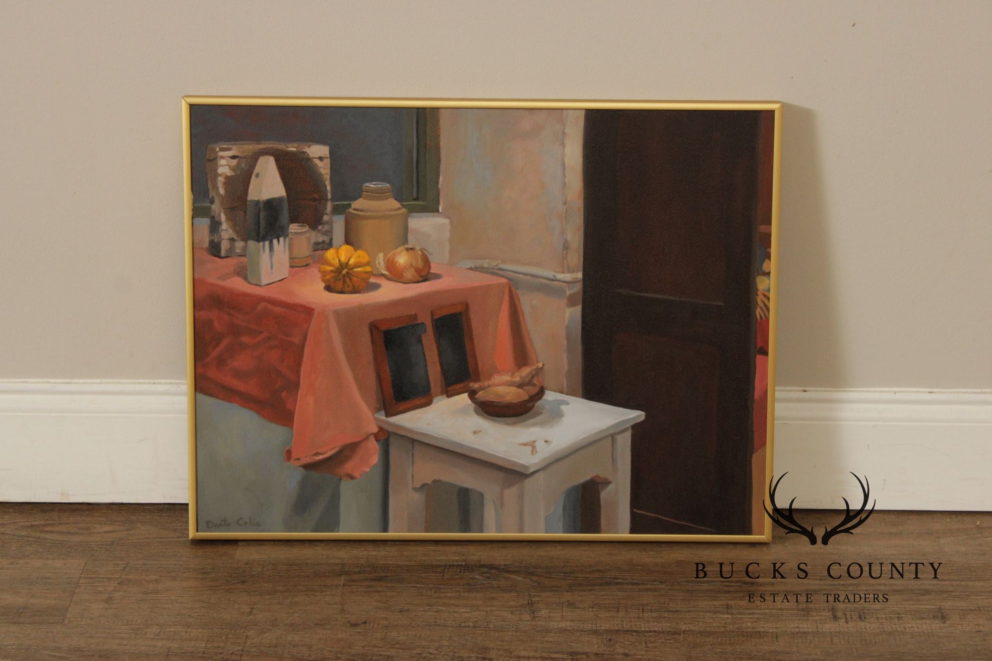 Dante Celia Surrealist Still-Life Oil Painting
