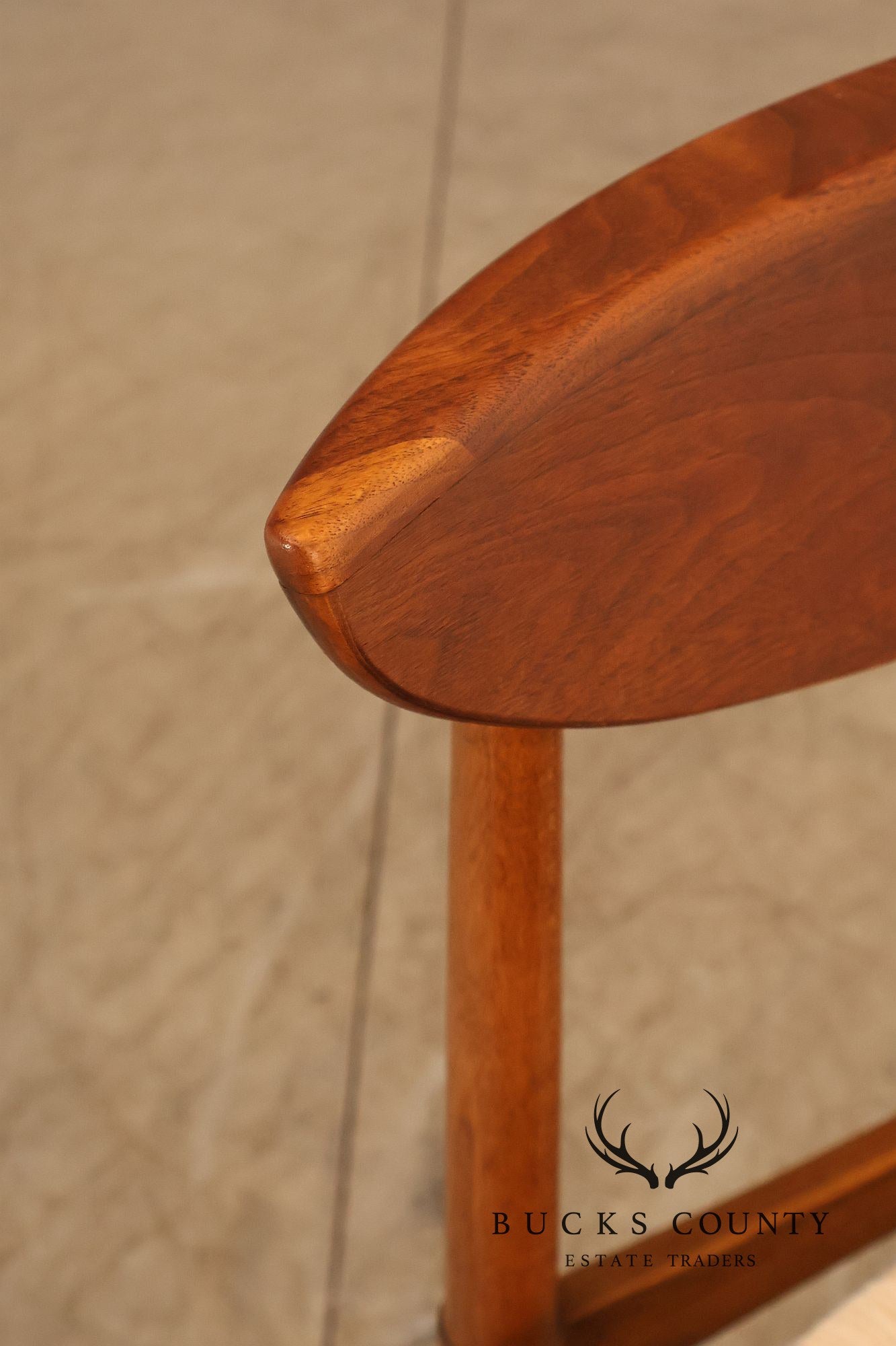 Lane Perception Mid Century Modern Walnut Side Chair