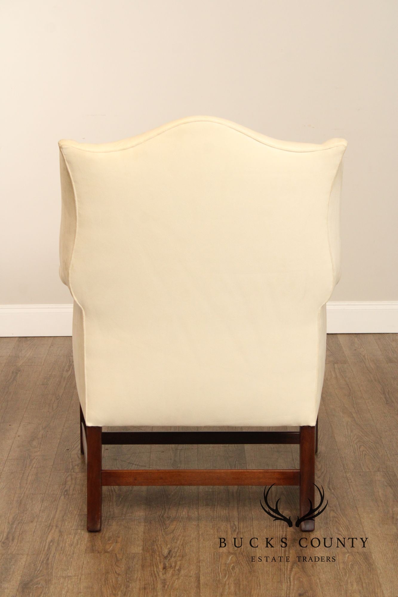 Kittinger Chippendale Style Mahogany Wing Chair