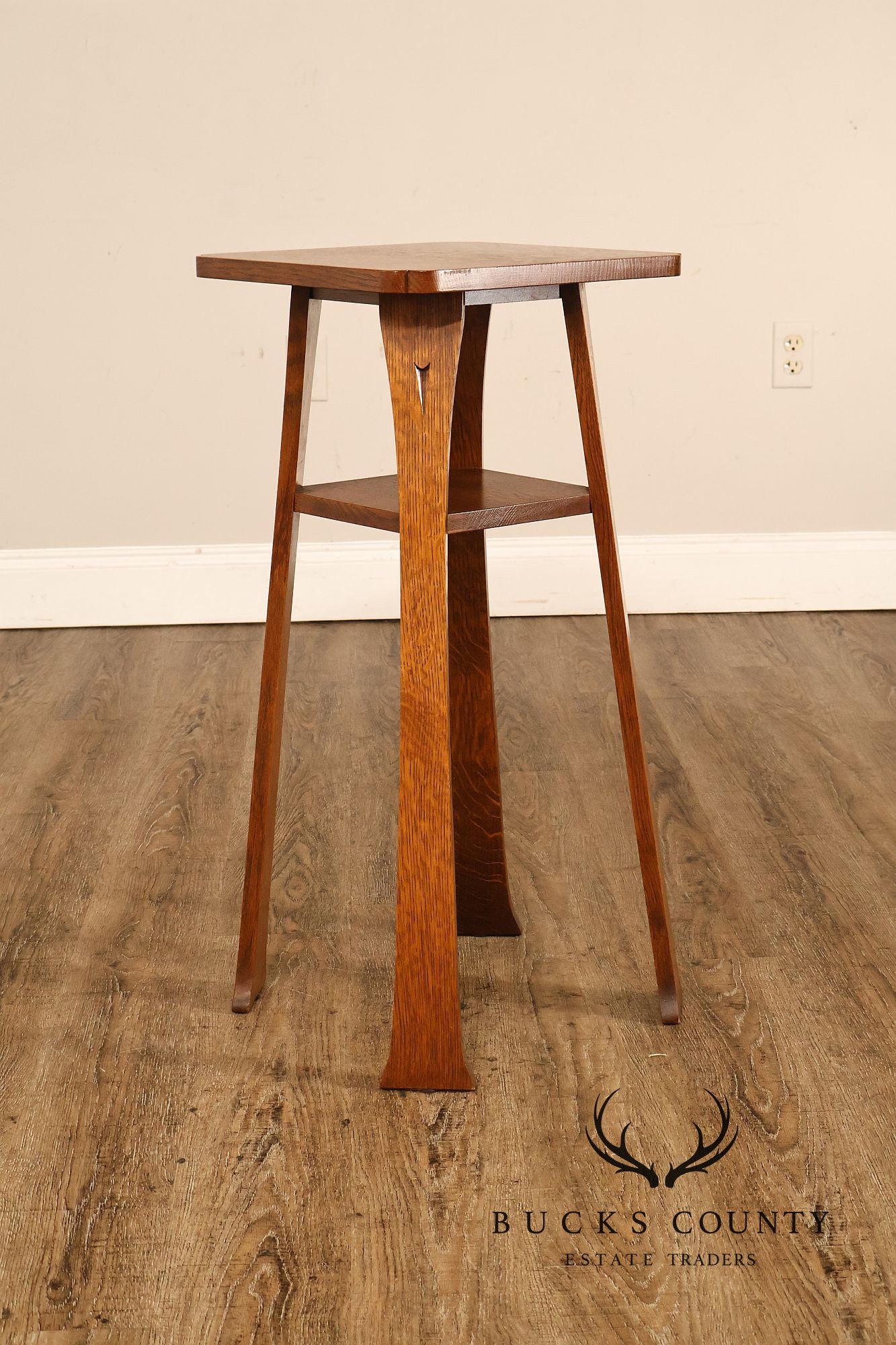 Stickley Mission Collection Tom Jones Oak Drink Stand