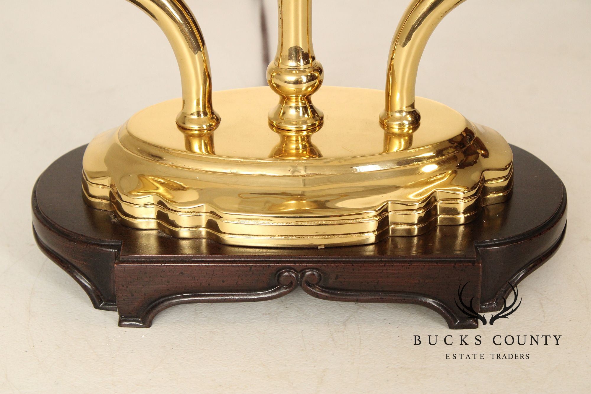 Kaiser Kuhn Brass Bouillotte Table Lamp